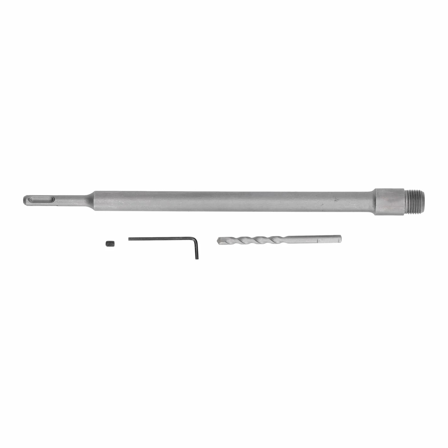Korbowód Z Chwytem SDS Plus, Wiertło Do Betonu Adapter Wiertarski Ze Stali Wysokowęglowej 350 Mm Konwerter Z Okrągłym Chwytem Akcesoria Do Cegły Betonowej