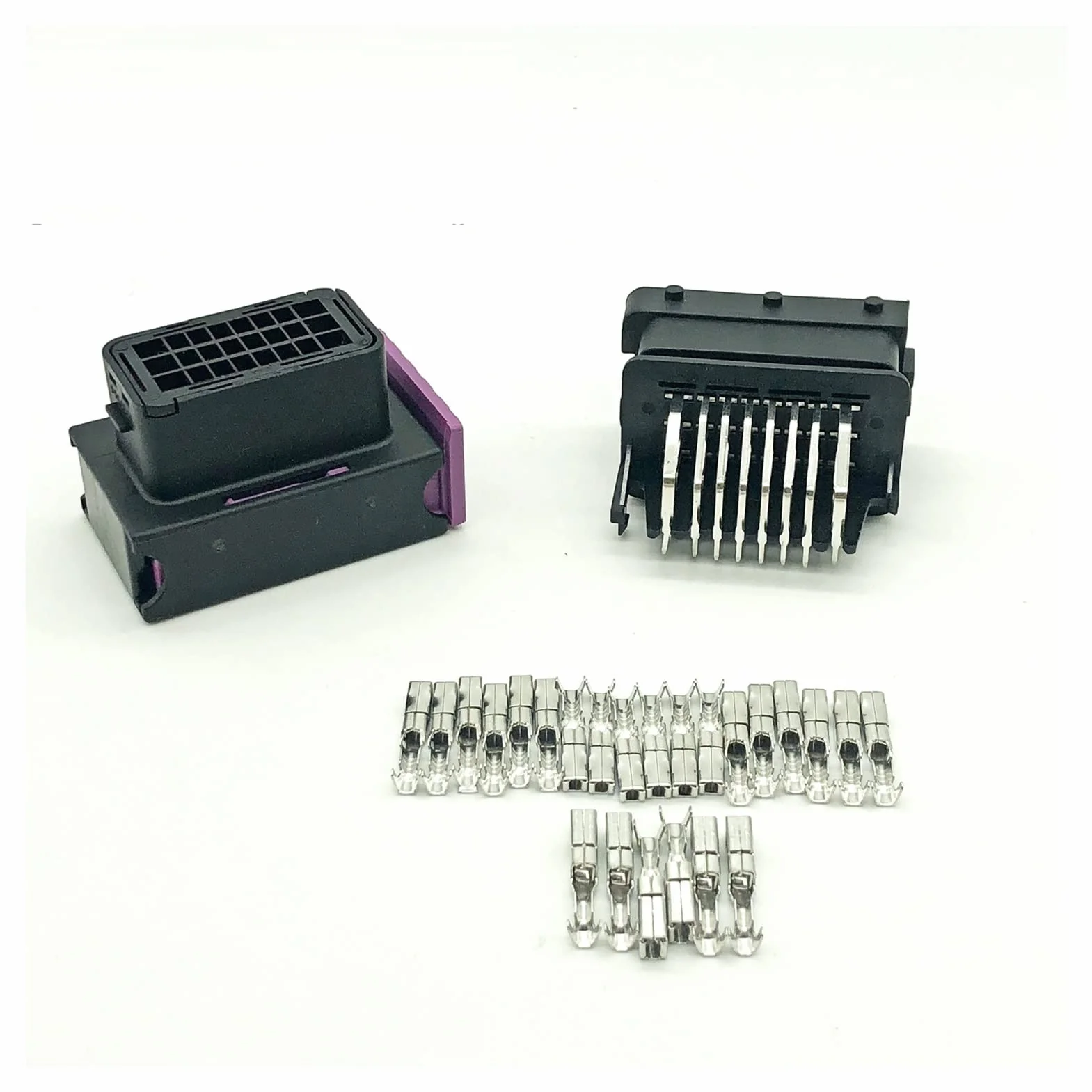 Hengliang Store FCI ECU. Złącze 24 pin 24 Way Męskie i żeńskie Obudowy Motoryzacyjne Uszczelnione Złącza Wtykowe Gniazdo 21 1PC249S8005.