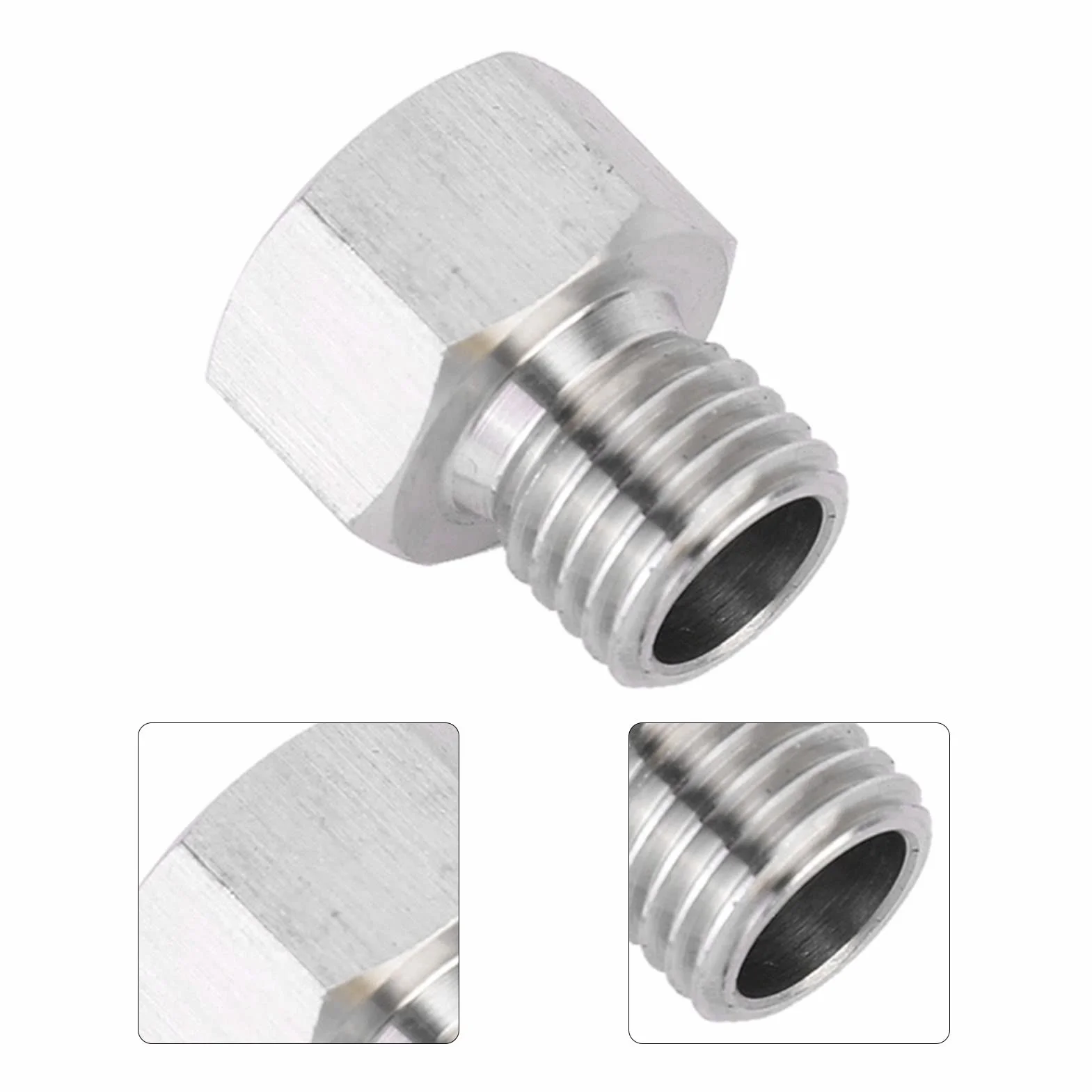 metryczny adapter montażowy, NPT 1/8 "żeński na metryczny M12X1,5 męski adapter do mocowania akcesoriów