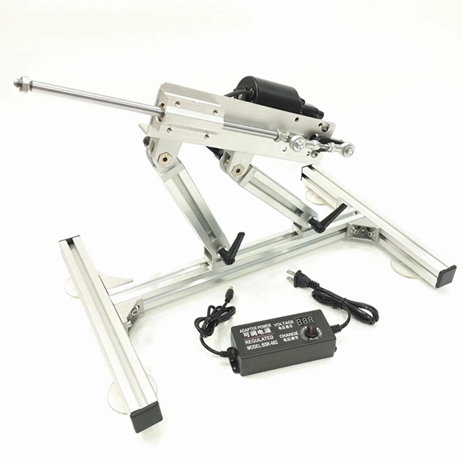 Siłowniki ruchu liniowego, skok siłownika liniowego DIY, regulacja prędkości 20-300 razy/min, skok teleskopowy 2-8 cm/3-12 cm opcjonalnie, do maszyny punktowej, testu przycisków, natryskiwania