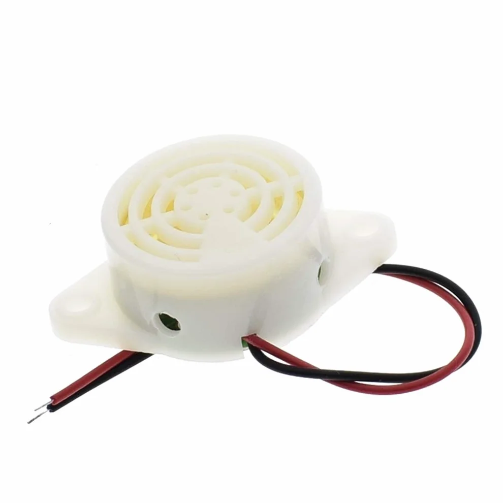 Hailege 5pcs 95DB Alarm Buzzer SFM-27 High-decibel 3-24V 12V Electronic Buzzer Beep Alarm Intermittent Continuous Beep for Arduino