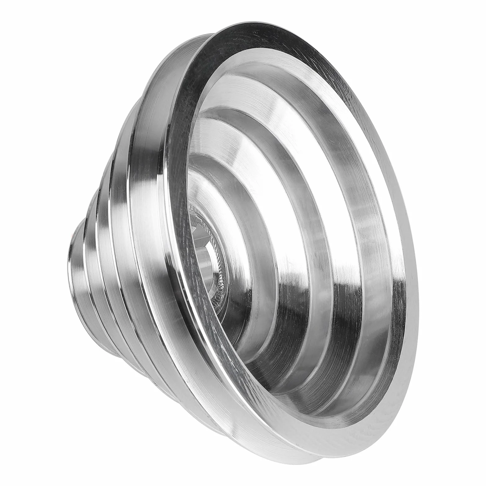 SWAWIS Koło pasowe pagodowe 5 wąwozów, średnica otworu 24 mm, średnica zewnętrzna 54 mm-150 mm, koło pasowe ze stopu aluminium do paska w kształcie litery A typu V, szerokość taśmy 12.7mm