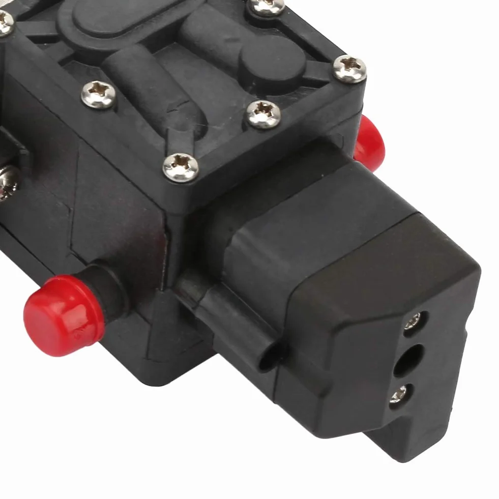 Pompa Mikromembranowa 24V 100W, Wysokociśnieniowa Samozasysająca 8L/min, do Urządzeń Przemysłowych i Czyszczenia