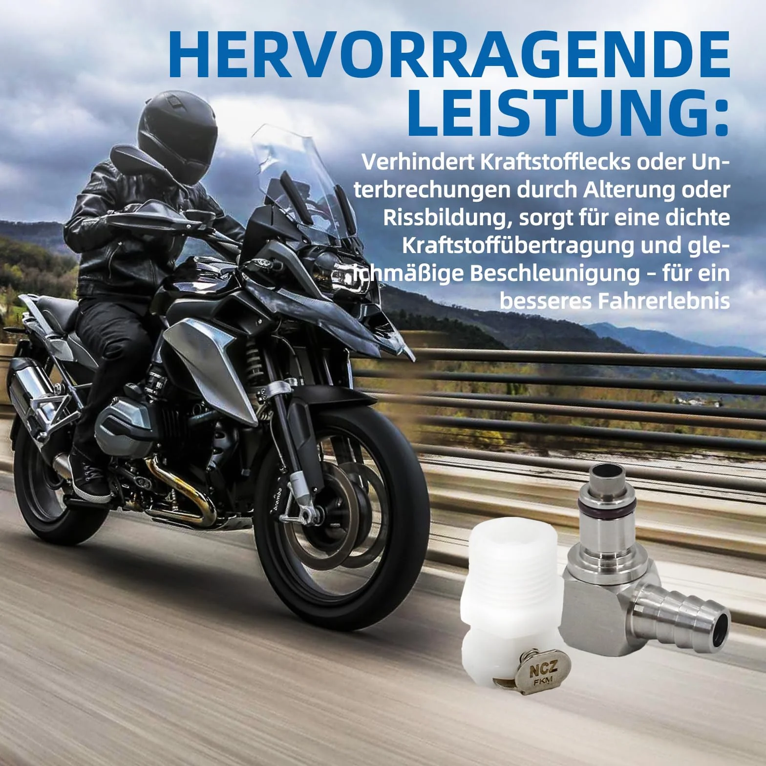 Szybkozłącze do pomp paliwowych, pasuje do R1200GS, R1200R, R 1200 RT, K1200R, K1200S, K1200GT i innych modeli.