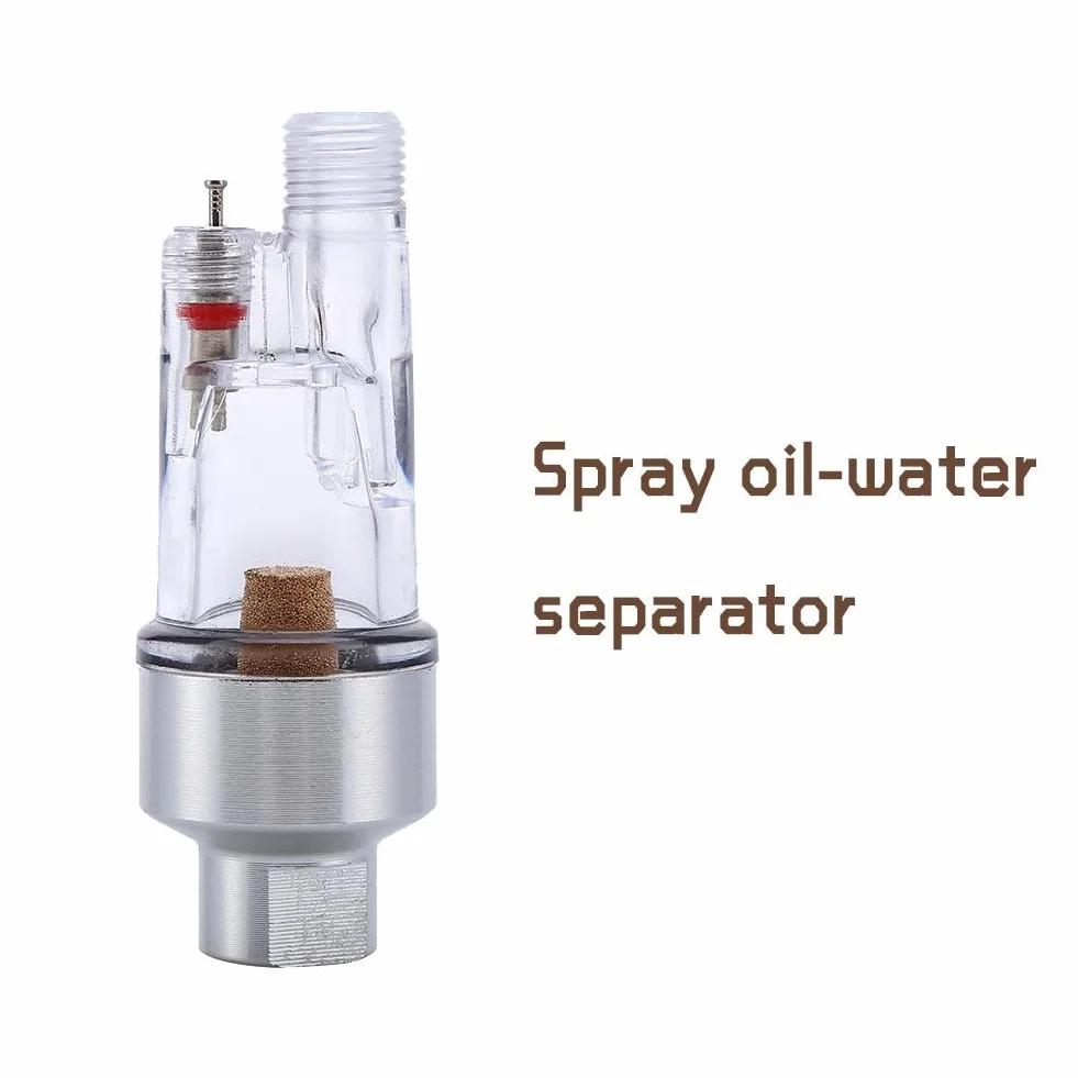 WasserAirbrush In-Line filtr powietrza, separator wody 1/8 cala, przyłącze węża wodnego, separator oleju