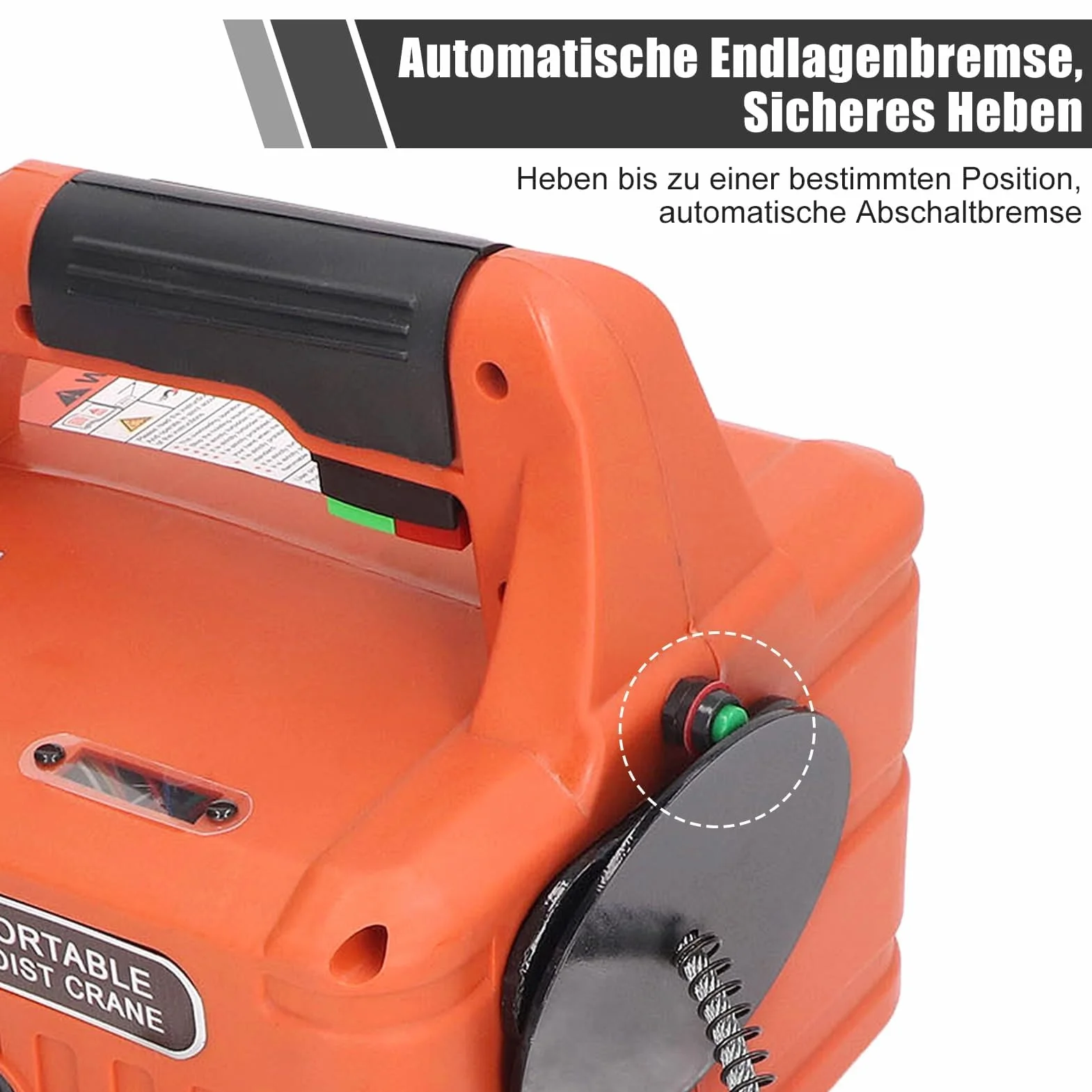 Elektryczna wciągarka linowa 500kg 1100lb z bezprzewodowym pilotem 7.6m