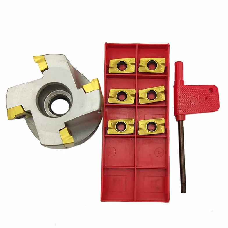 ASZLBYN R8 uchwyt narzędziowy R8-FMB22 7/16"-20 UNF adapter wrzeciona BAP400R 50-22-4T 90° flet głowica frezu płaski APMT1604PDER CNC płytki do cięcia