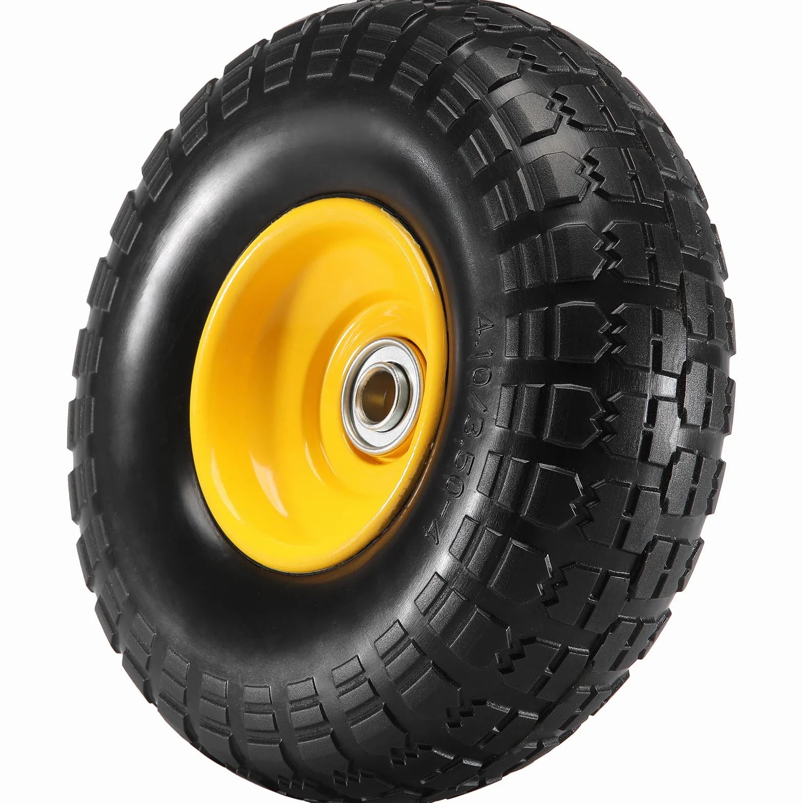 VEVOR Pełne koła PU RunFlat 2 sztuki obciążenie dynamiczne 10 kg bezdętkowe do wózków transportowych