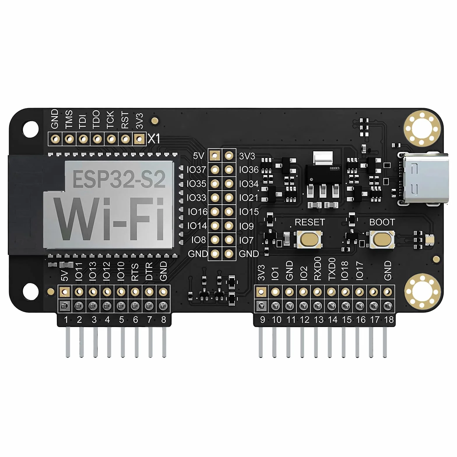 Flipper Zero Wi-Fi Devboard z fabrycznie zainstalowanym oprogramowaniem sprzętowym Marauder, chipset ESP32-S2 do testów penetracyjnych i ataków wrogich