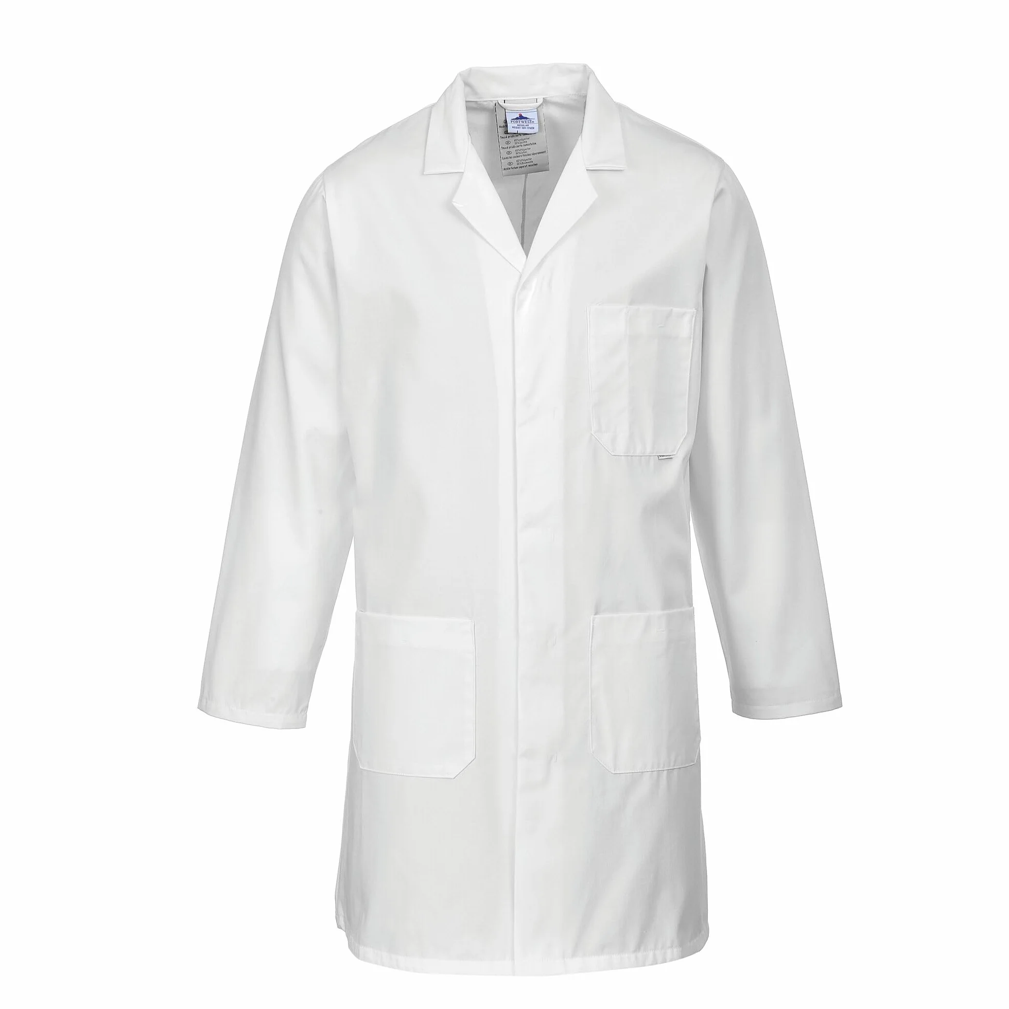 Portwest 2852 Meski Fartuch, Regularny, Rozmiar S, Bialy