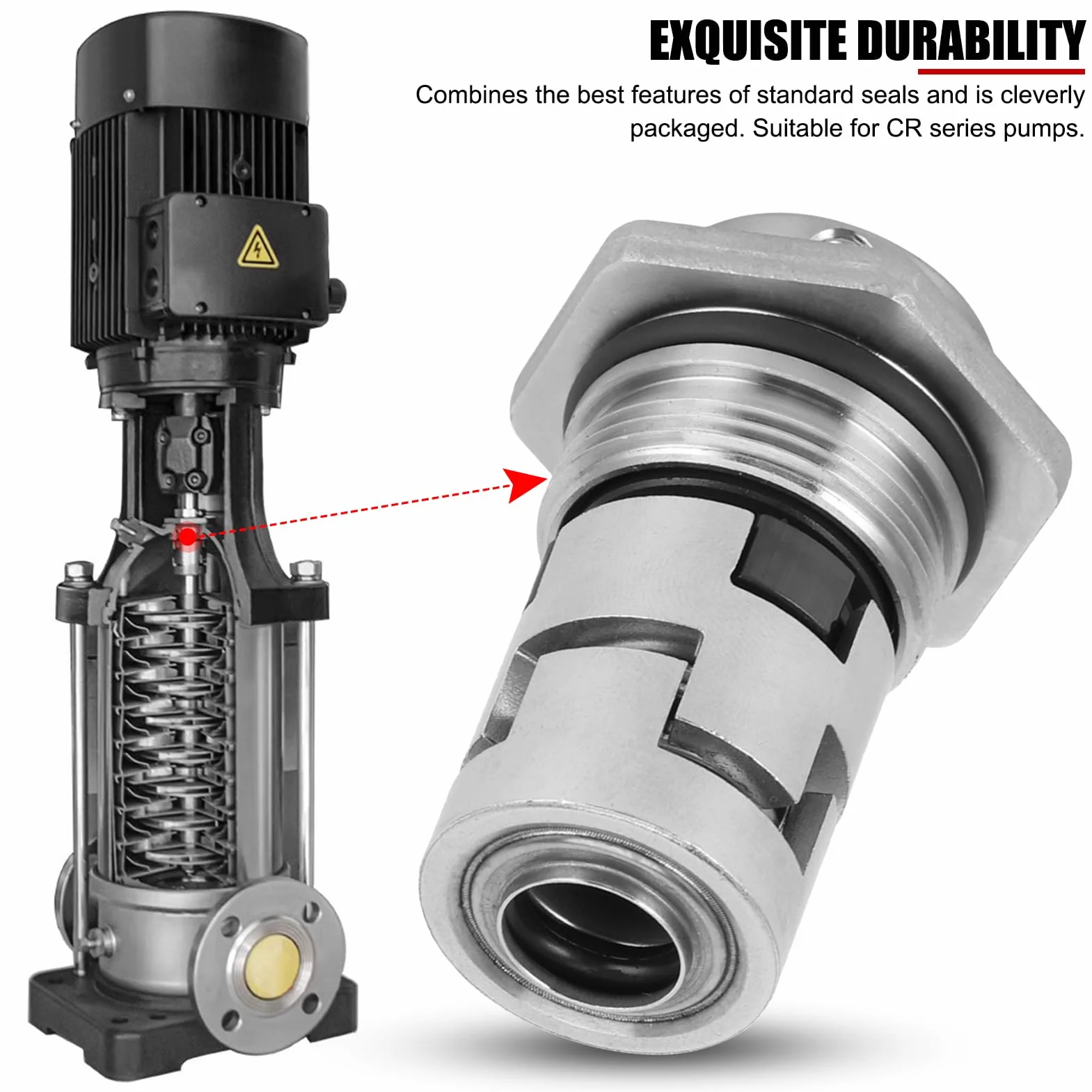 Grundfos CR Uszczelnienie kasetowe 12 mm do pomp
