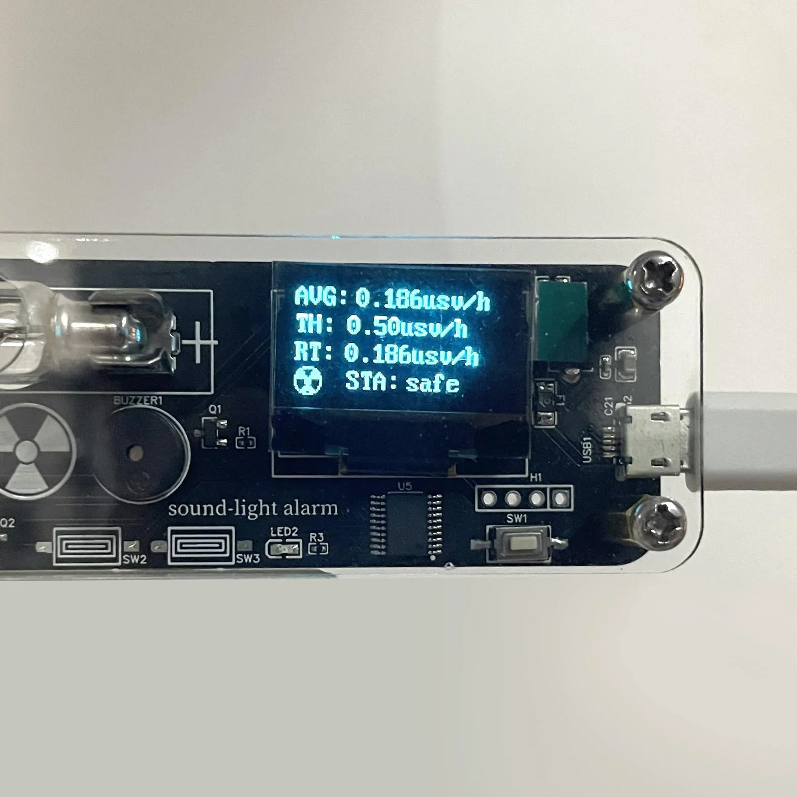 Detektor Promieniowania Jądrowego, Przenośny Licznik Geigera M4011 J321 z Ekranem z organiczną diodą elektroluminescencyjną, Wiele Funkcji, Wykrywanie Promieni Rentgenowskich,
