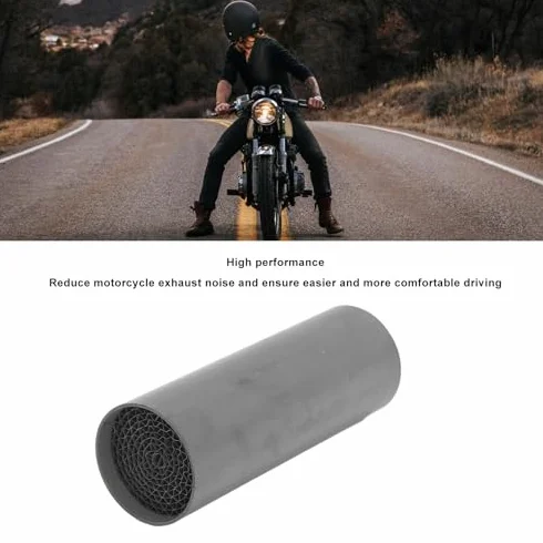 Katalizator Wydechowy Motocykla Tłumik ze Stali Nierdzewnej Uniwersalny do Motocykla (35 * 100mm)