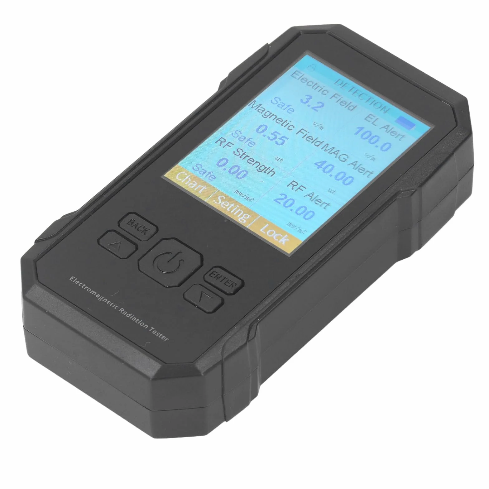 Miernik EMF GQ 3 w 1 z detekcją 5G, Rejestratorem Danych i Analizatorem Widma (BLACK)