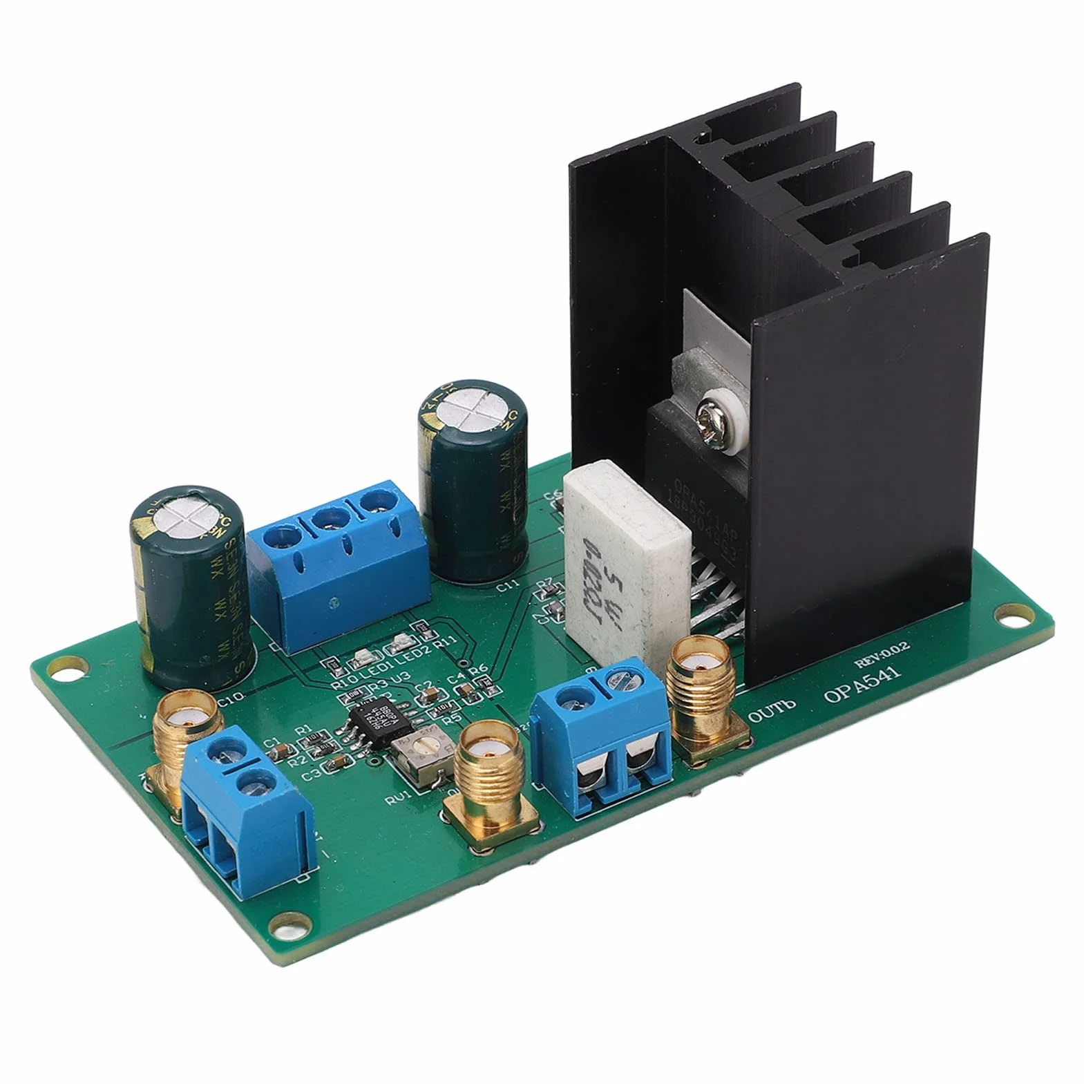 OPA541 Moduł Wzmacniacza Mocy 5A 10-40V Płytka Audio z Radiatora
