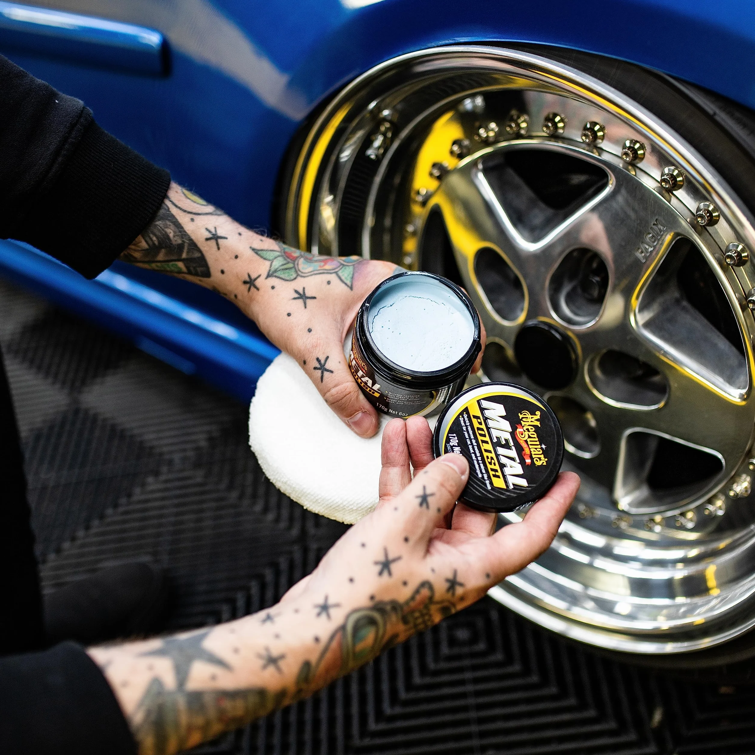 Meguiar's G211606EU Polish170 g, polerowanie metali odpowiednie dla aluminium (polerowane, odlewane i surowe), chromu, stali nierdzewnej, mosiądzu, miedzi, srebra i innych komponentów