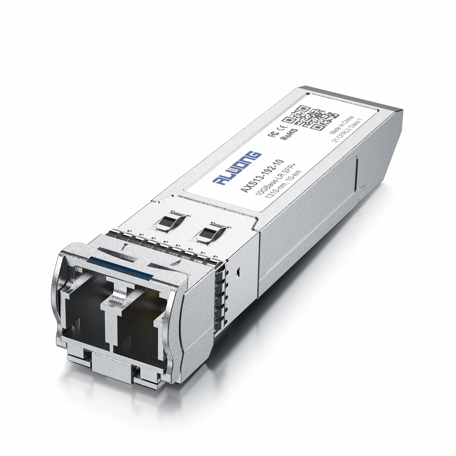 [2 sztuki] Transceiver 10GBase-LR SFP+, moduł 10G Singlemode Duplex LC, SMF 1310 nm do 10 km, kompatybilny z Cisco SFP-10G-LR, Ubiquiti UF-SM-10G, Meraki, Mikrotik, Supermicro, Netgear