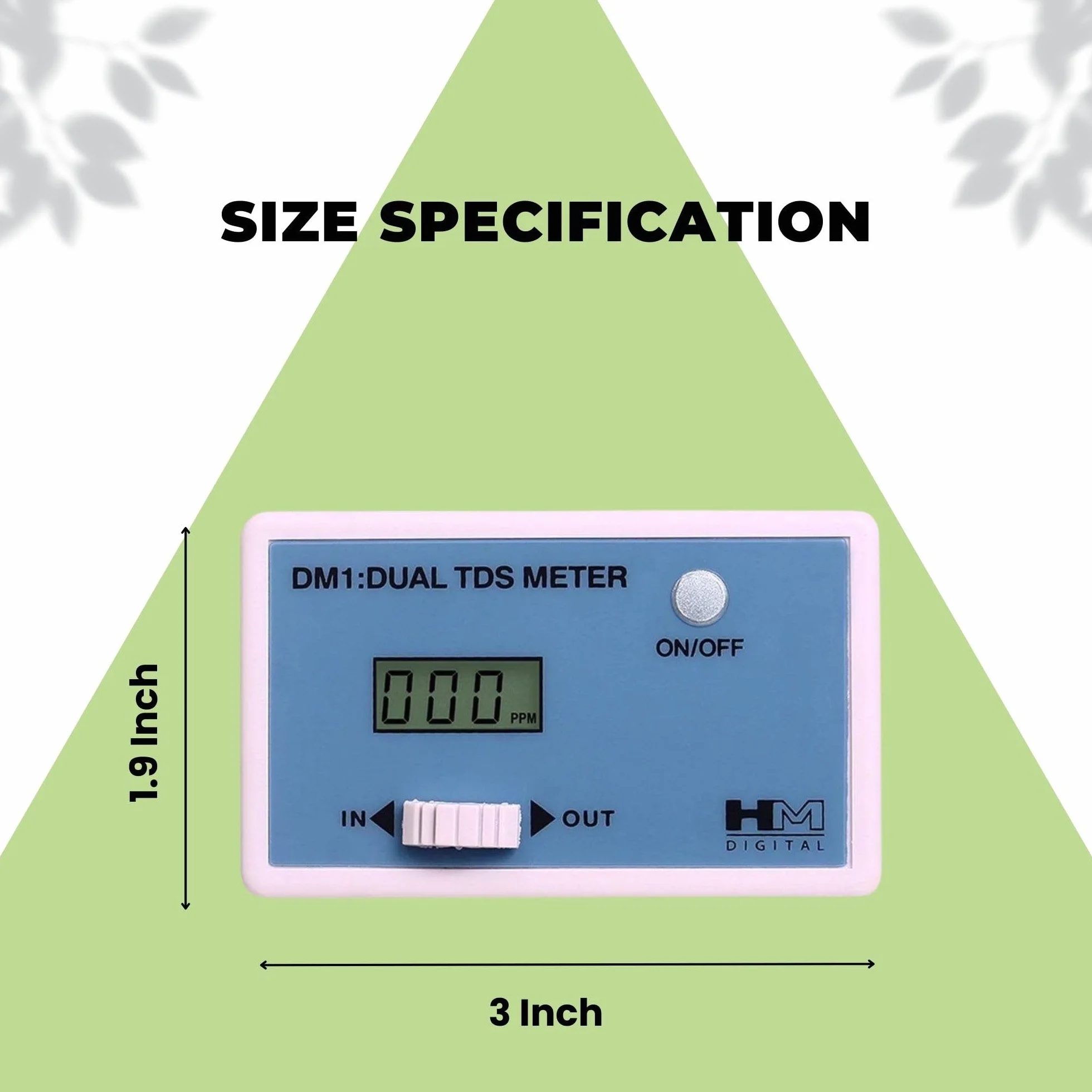 HM Digital DM-1 Podwójny monitor TDS 0-9990 ppm 2%