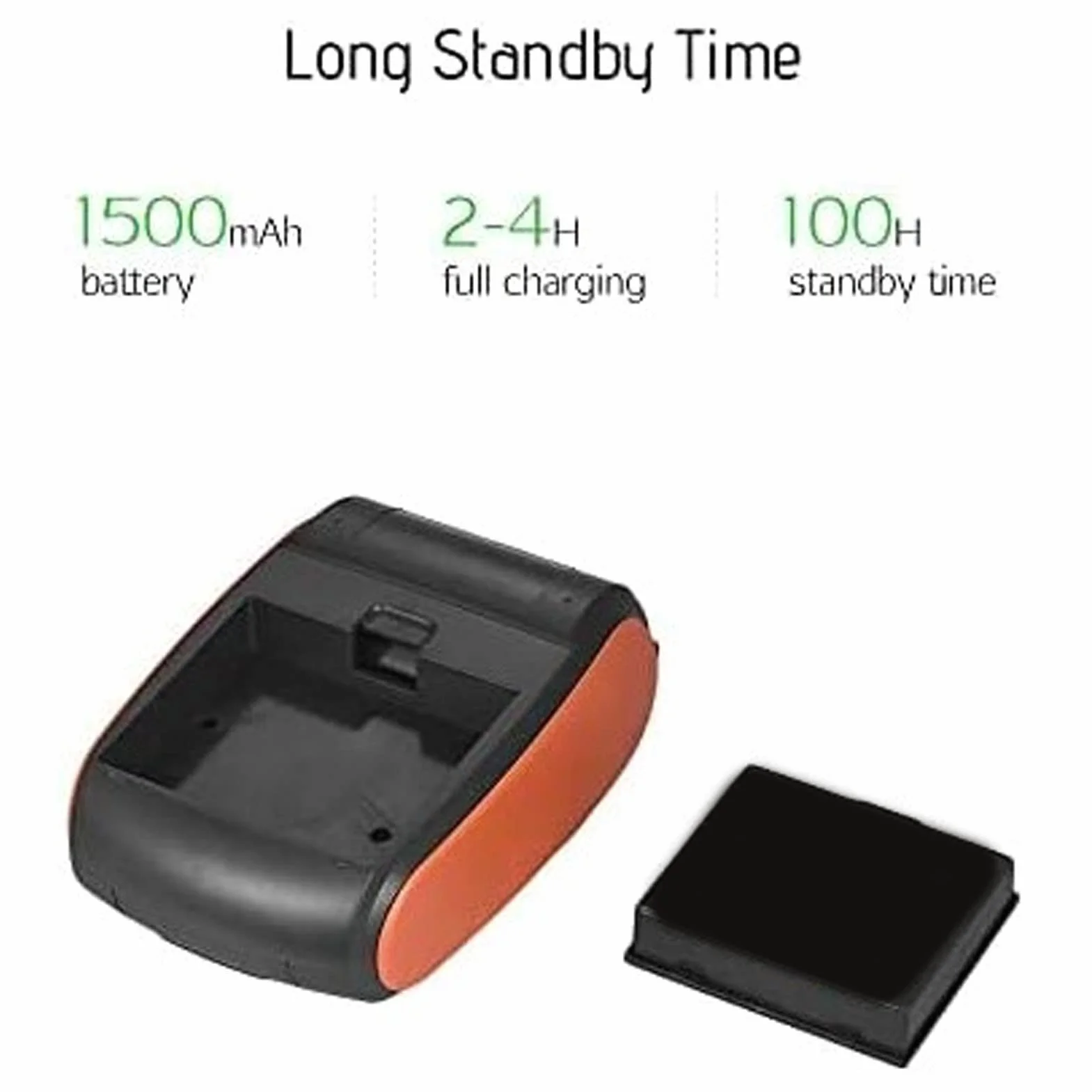 Ejoyous drukarka kalkulacyjna Bluetooth, 58 mm, bezprzewodowa drukarka termiczna, USB, paragony, drukarka etykiet, do sprzedaży detalicznej, restauracji, biura, kompatybilna z komputerem z systemem