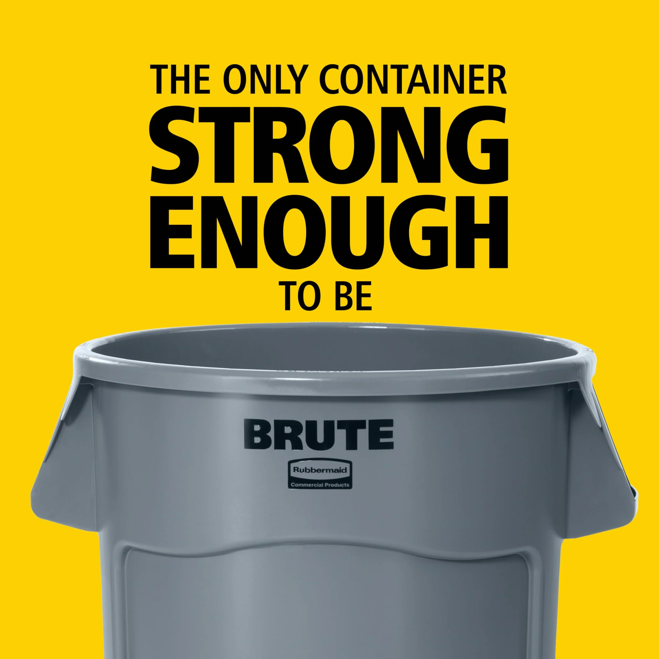 Rubbermaid Commercial Products Brute Round Container 208.2 L Grey