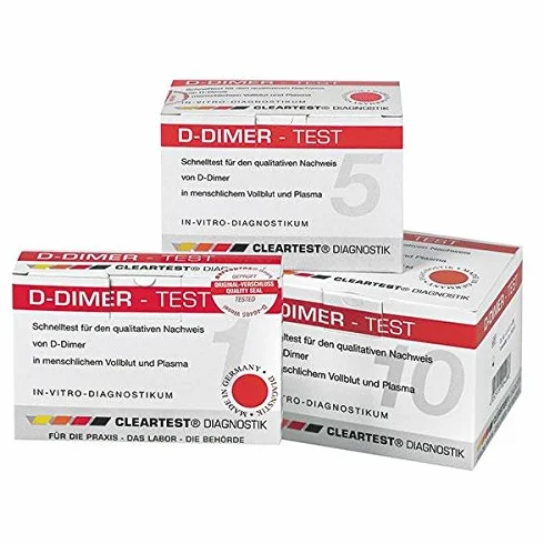 CLEARTEST 6690862 szybki test, D-Dimer (10 szt.)