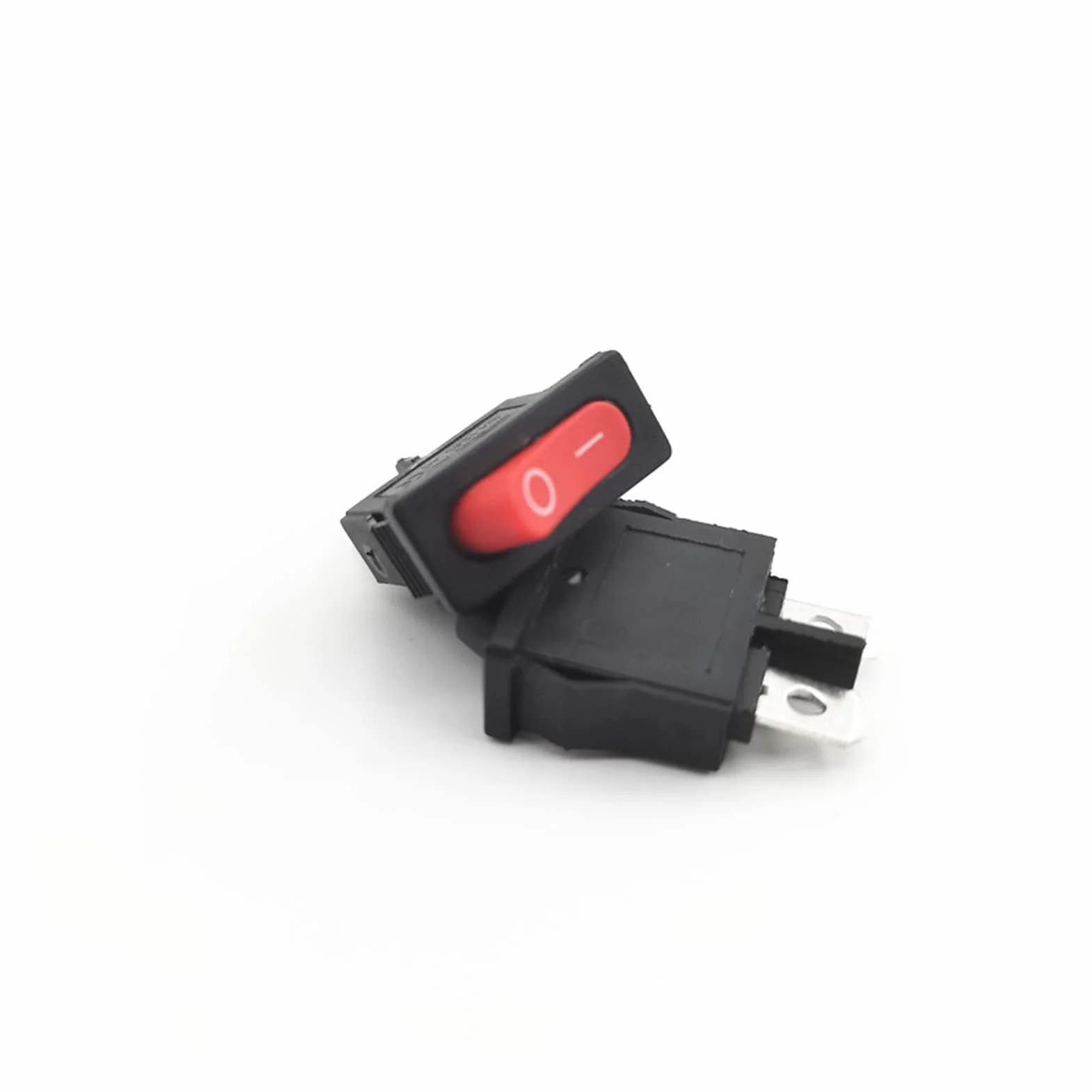 ELTOX Przełącznik kołyskowy KCD1-110 10x22mm Czarny NO/Off 2 piny Power Switch