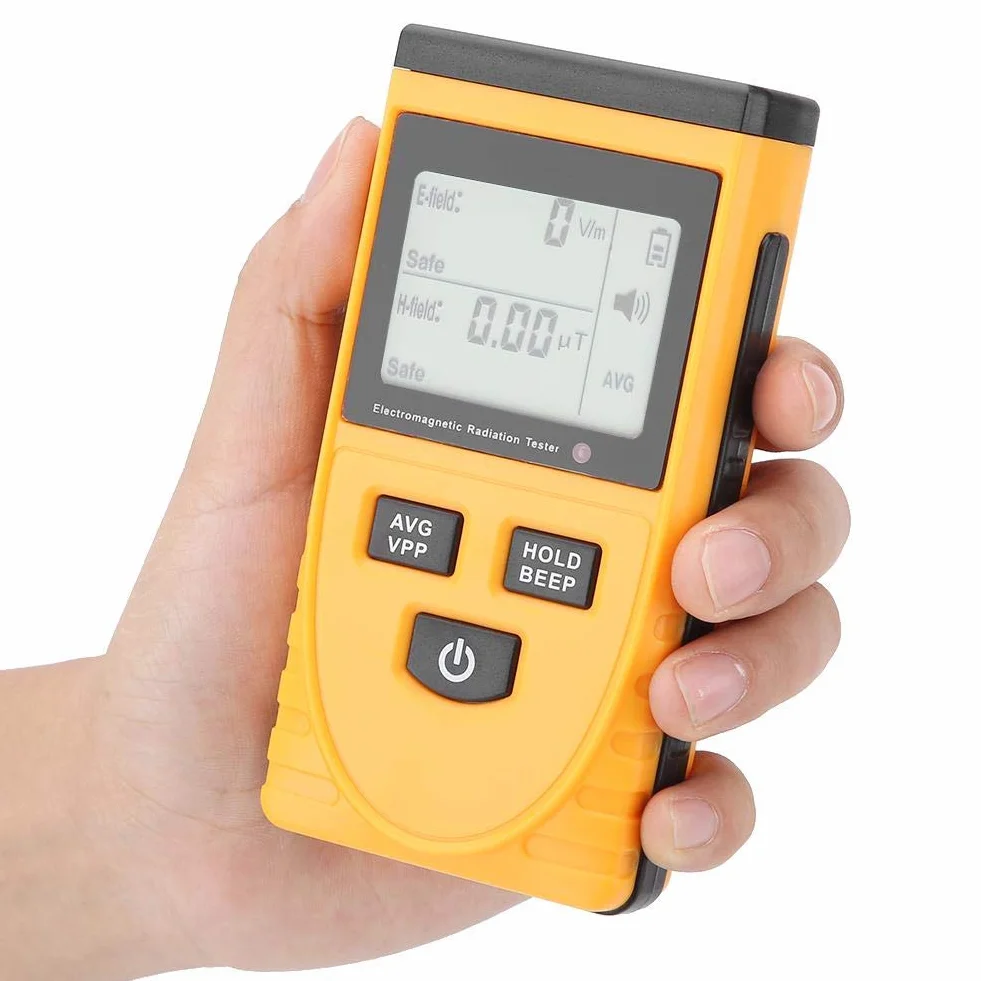 Detektor promieniowania, cyfrowy detektor promieniowania elektromagnetycznego GM3120, cyfrowy detektor promieniowania LCD, tester EMF, przepustowość testowa 5 Hz-3500 MHz