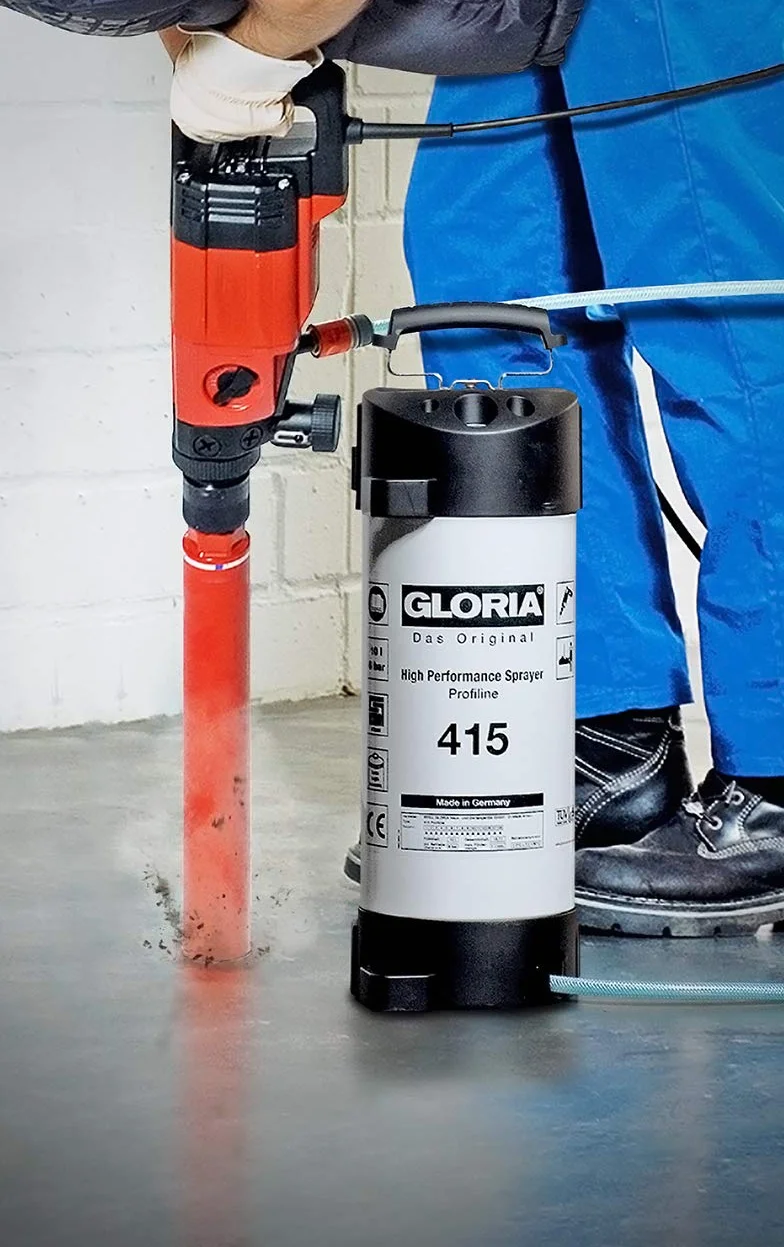 Gloria typ 415 urządzenie doprowadzające wodę stal 10 l szary