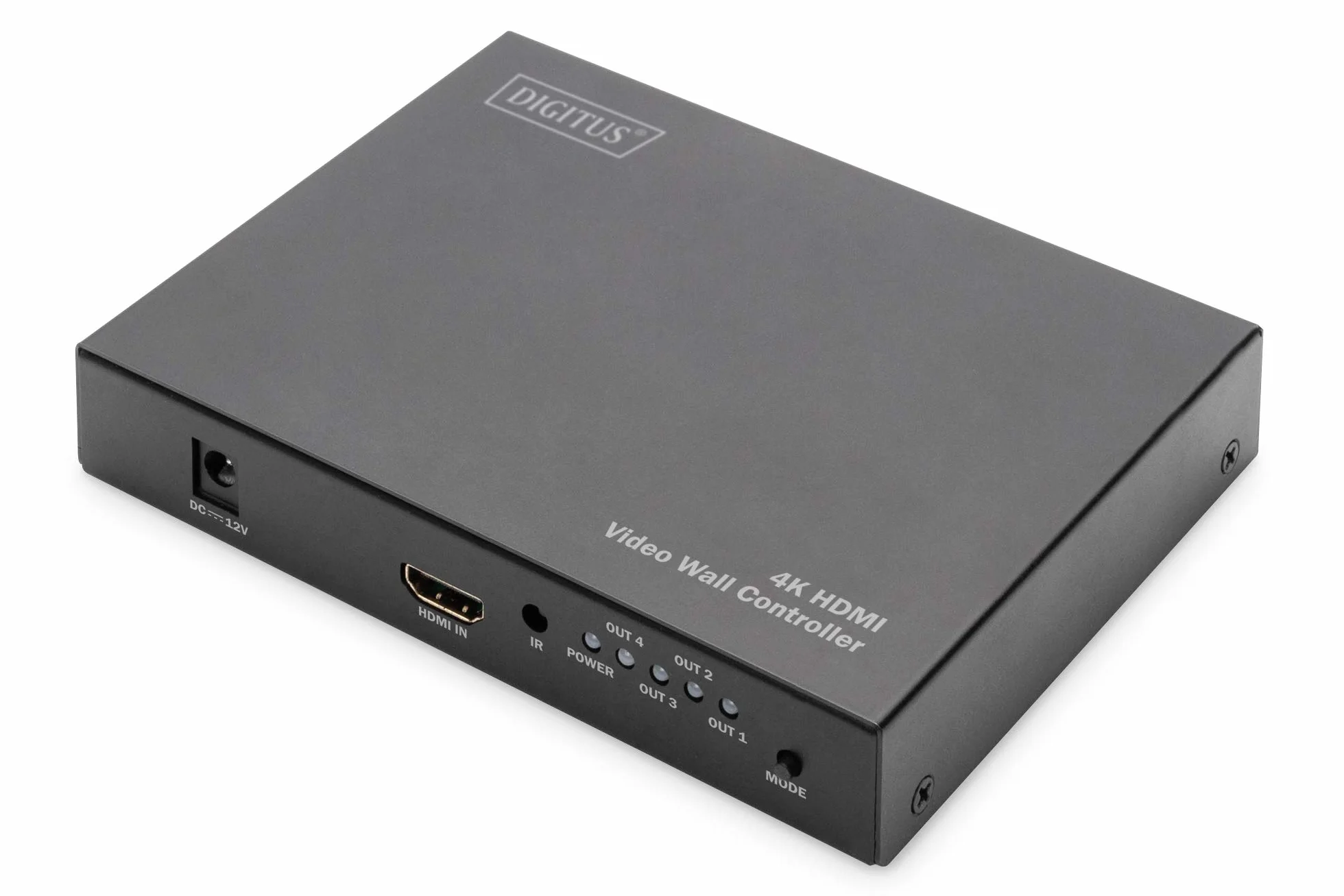 DIGITUS DS-43309 Video Wall Controller 2x2 HDMI Splitter UHD 4K 60Hz HDTV 3840x2160p