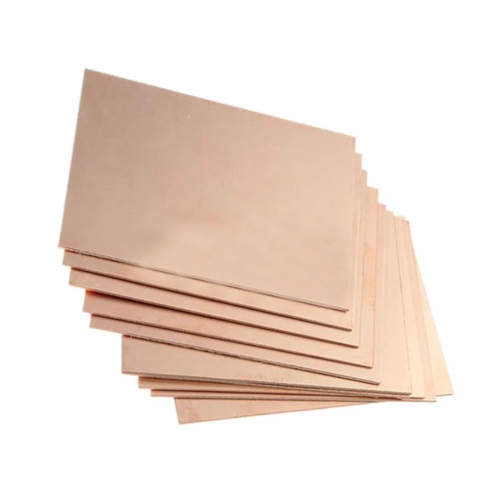 10 szt. Single Sided Copper clad Board PCB Single Sided Copper clad Foil Board Single Sided Glass Copper clad Board Experimental Board FR-4 (5 x 7 cm)