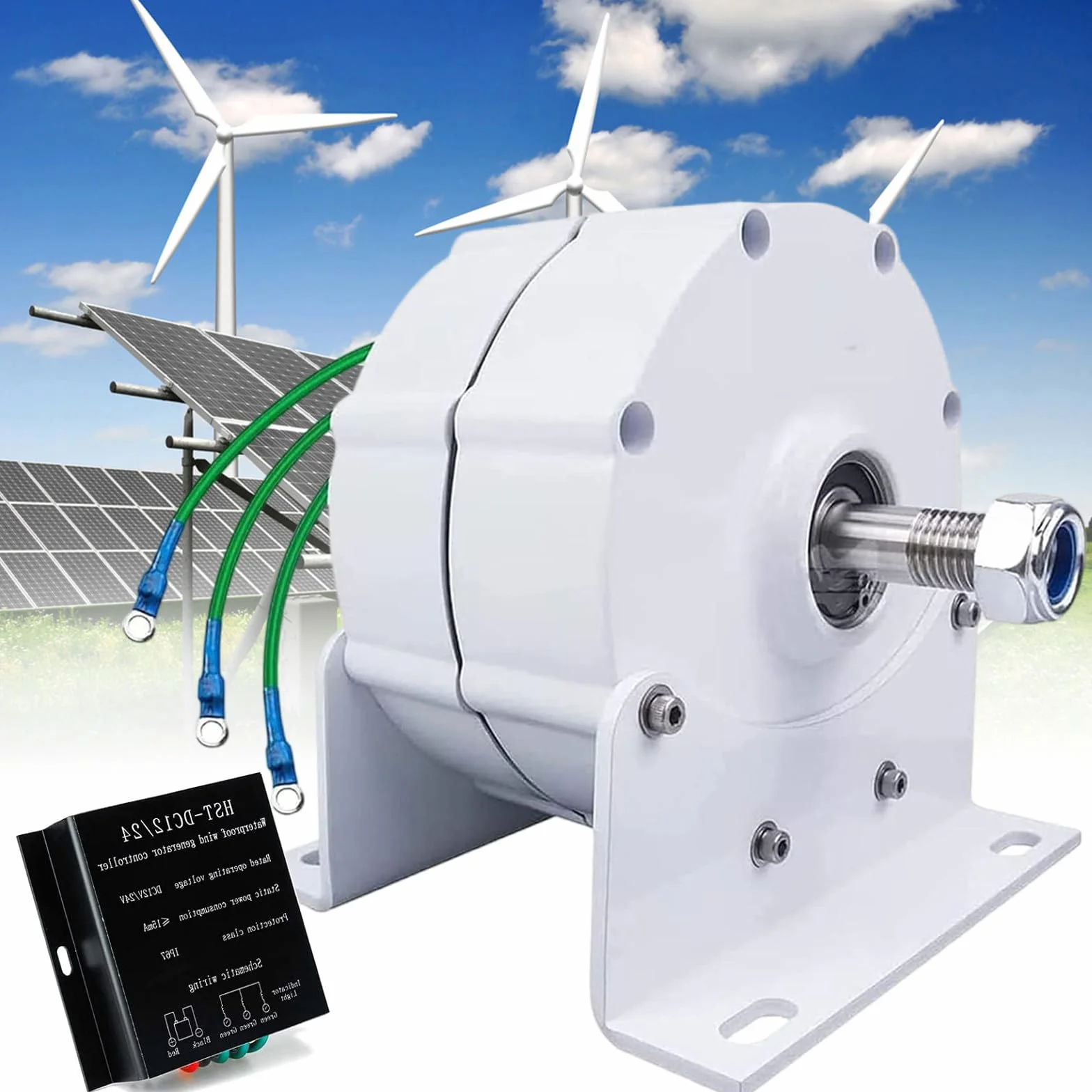 Trójfazowy alternator prądu zmiennego 12000 W 600 R/min 12-220 V generator z magnesami stałymi