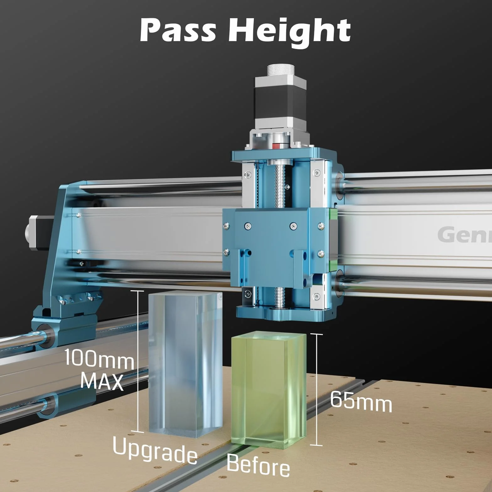 Genmitsu 4040-PRO MAX Maszyna CNC 710 W 3-osiowa do grawerowania drewna metalu akrylu