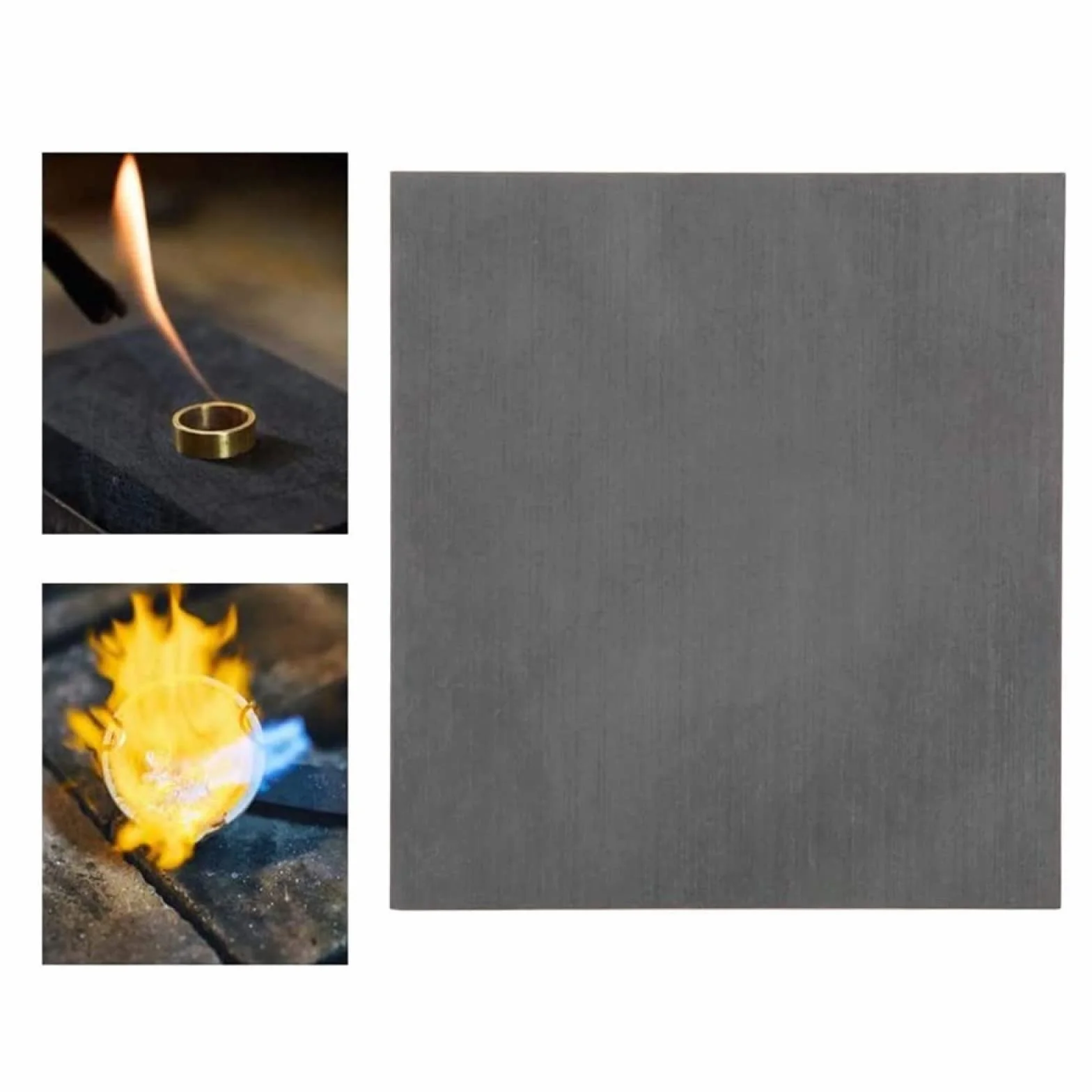 Płyta grafitowa 99,9% czystości 200x100x10 mm do odlewania metali