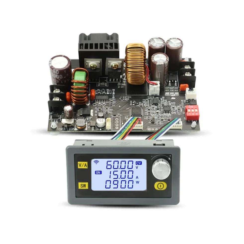 XY6015L 0-60V 15A 900W DC DC Converter Moduł Zasilania CC CV Regulowany Regulowany Zasilacz Laboratoryjny