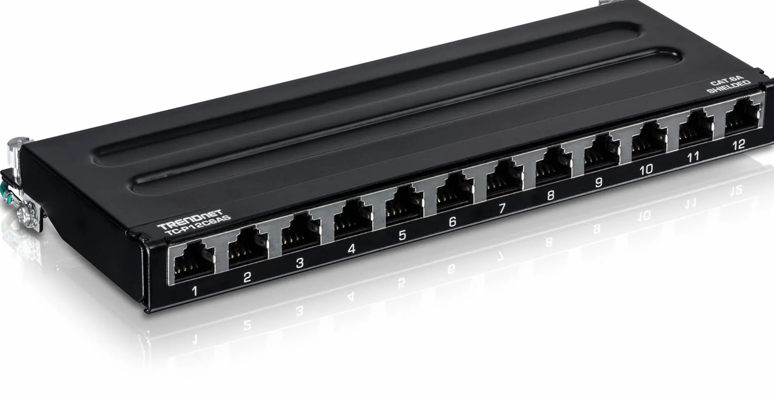 TRENDnet TC-P12C6AS panel krosowy 12-portowy Cat6a ekranowany