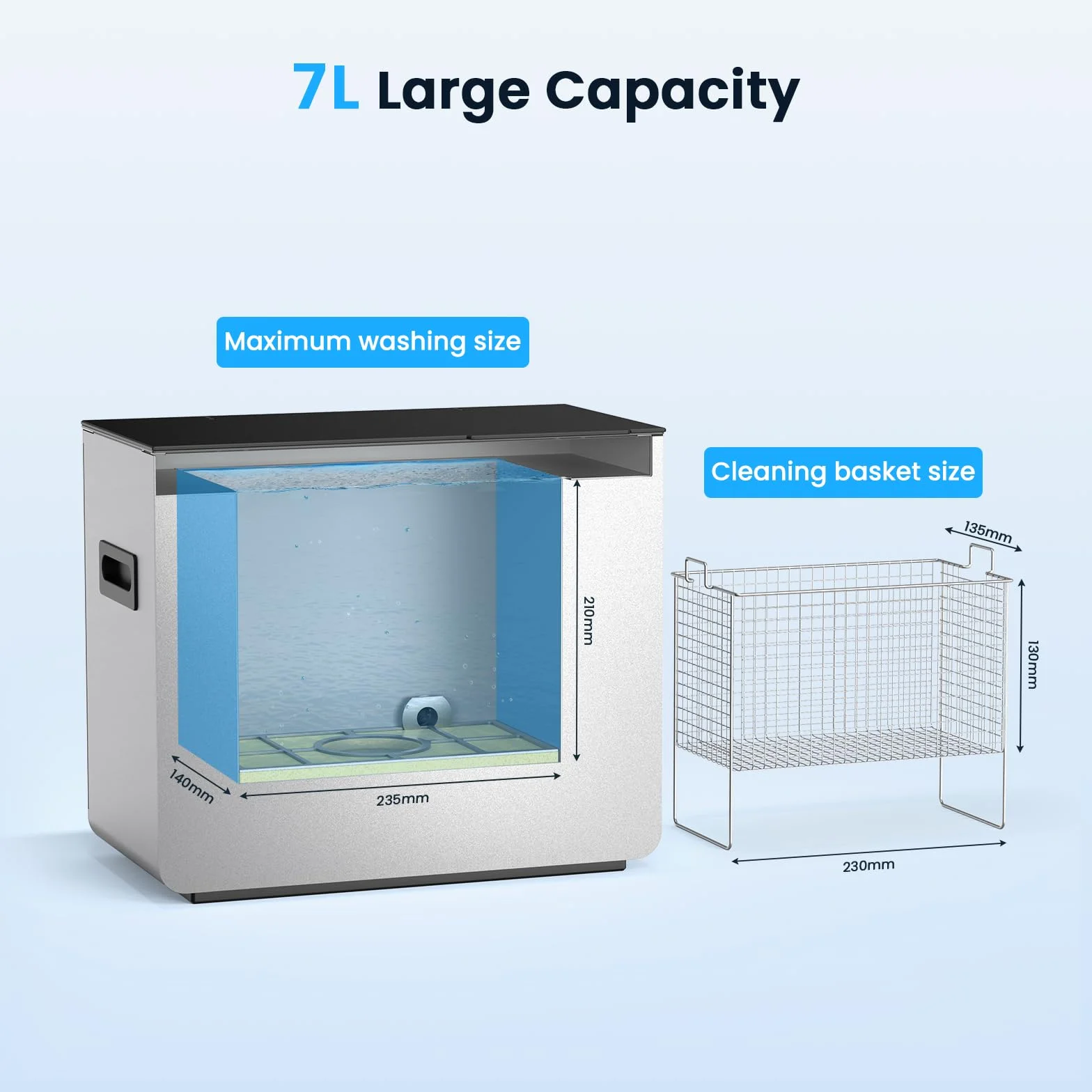 Uniformacyjna myjka ultradźwiękowa W230 z oddzielną stacją myjącą do dużych wydruków 3D z żywicy,inteligentny ekran dotykowy pasuje do modeli LCD/DLP/SLA GKtwo 3D z nadrukiem Myjka ultradźwiękowa W230