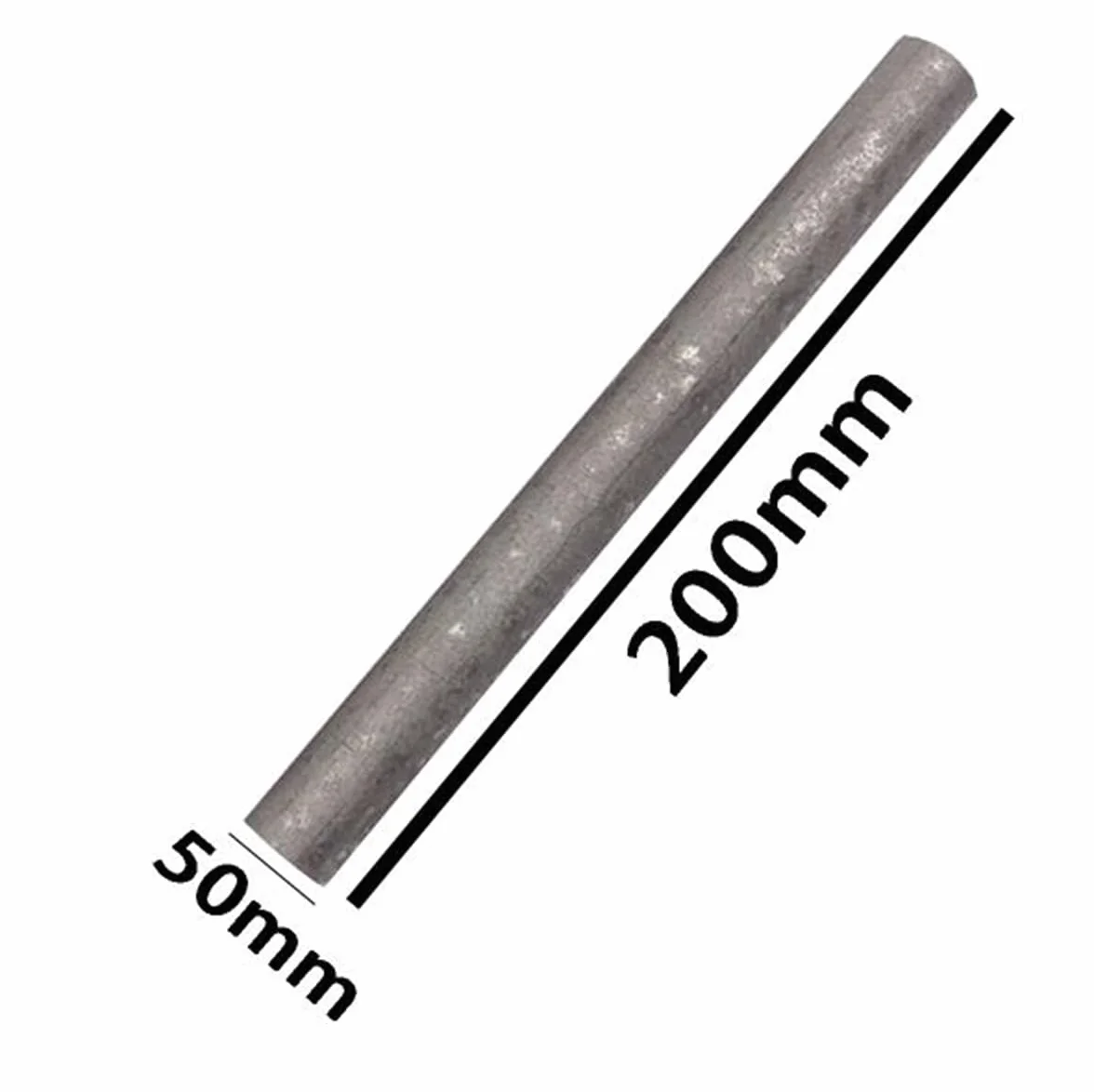 Pręt grafitowy 99,9% elektroda cylindryczna 200 mm średnica 50 mm