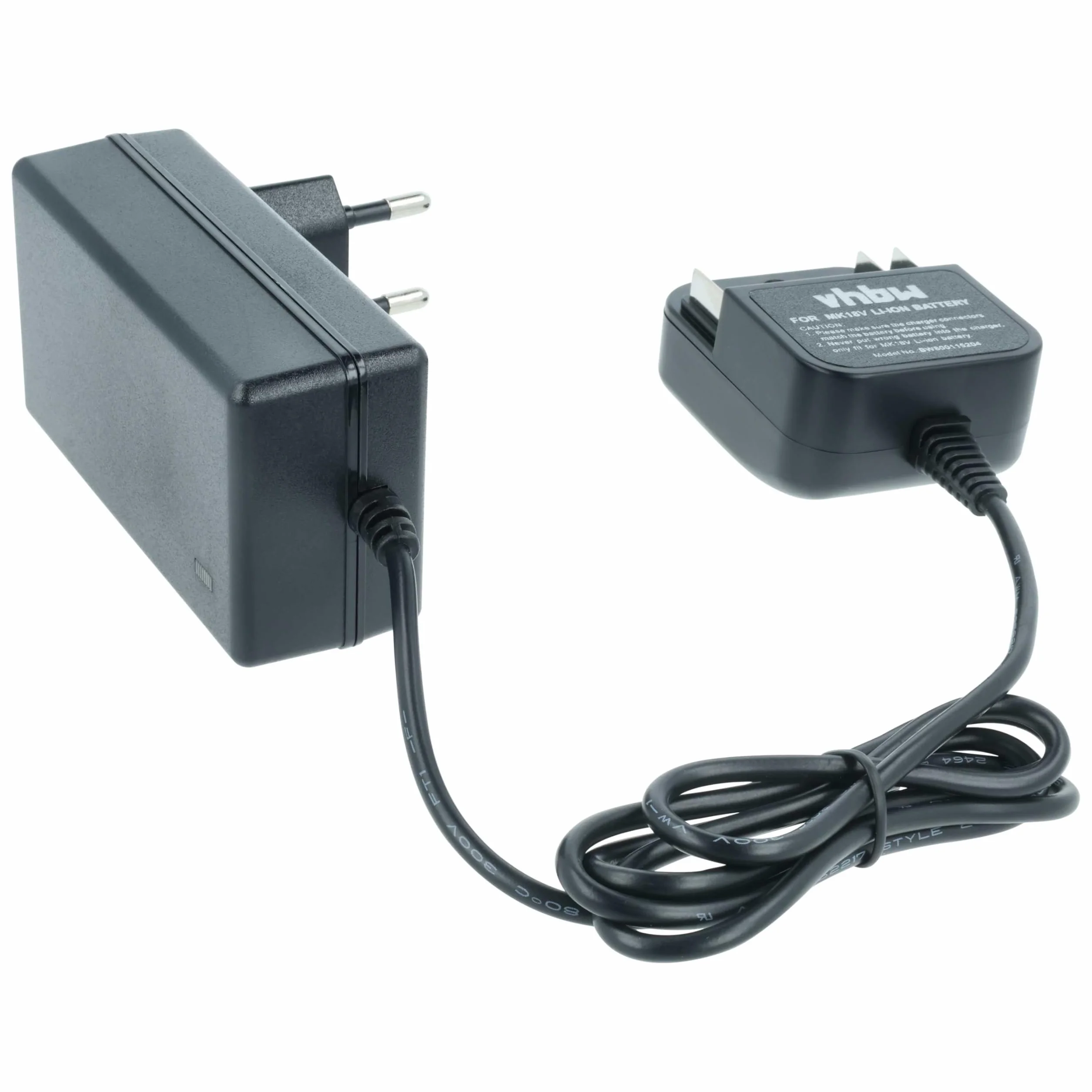 vhbw Ładowarka kompatybilna z Makita BO180DZ, BPB180, BPB180F, BPB180Z, BPJ140, BPJ180, BPT351, BPT351RFE Baterie narzędziowe Li-ION (18V)