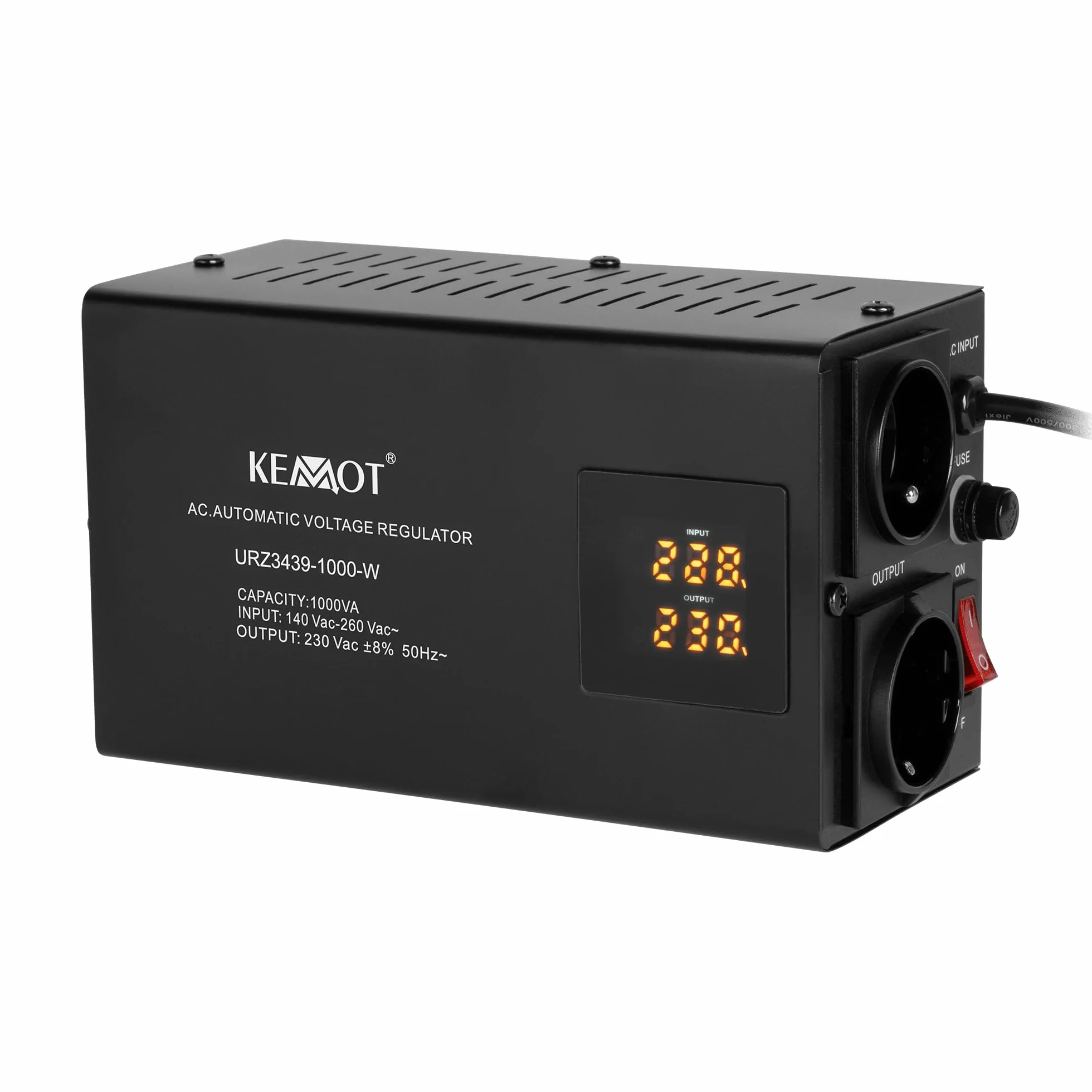 Kemot Automatyczny Stabilizator Napięcia SER-1000-W Precyzja 8%