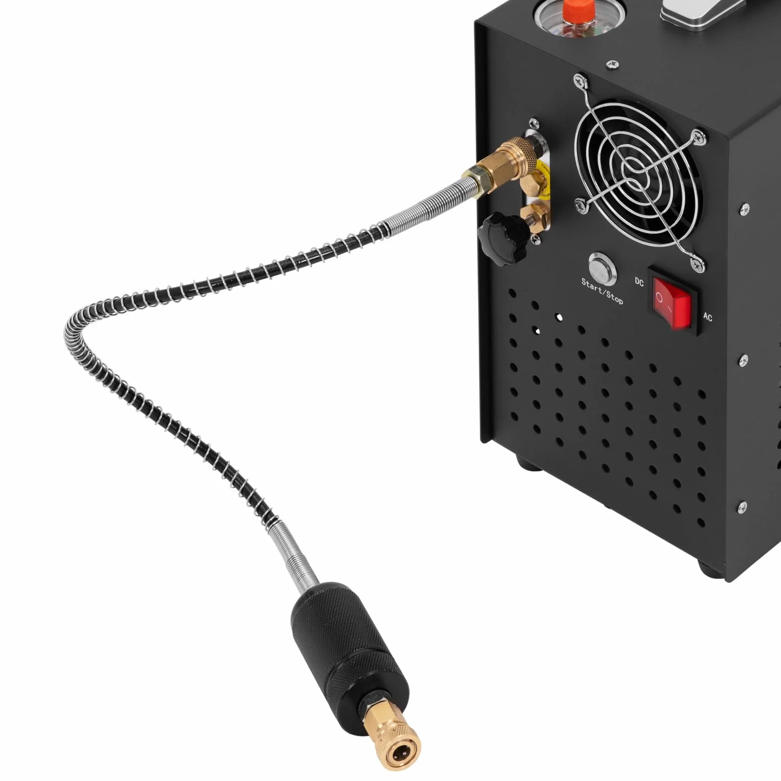 MSW Motor Technics PCP Sprężarka powietrza - 300 bar - 12/220 V - 400 W - auto-stop - czarna, lekkie, przenośne