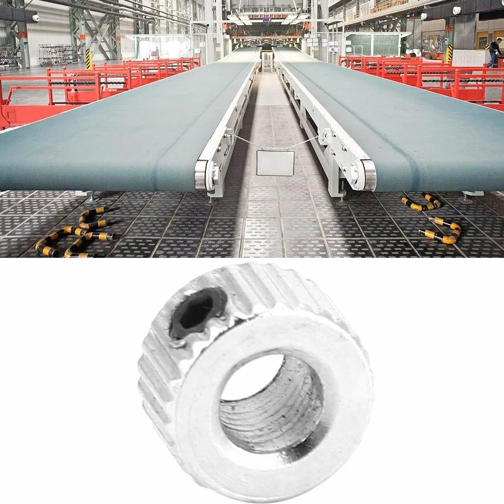 10 sztuk kołnierz falisty galwaniczny Ferronickel zapięcie kołnierzowe stal węglowa sześciokątna klamra stała, technologia DIY, produkcja modeli, akcesoria (6,1 mm)