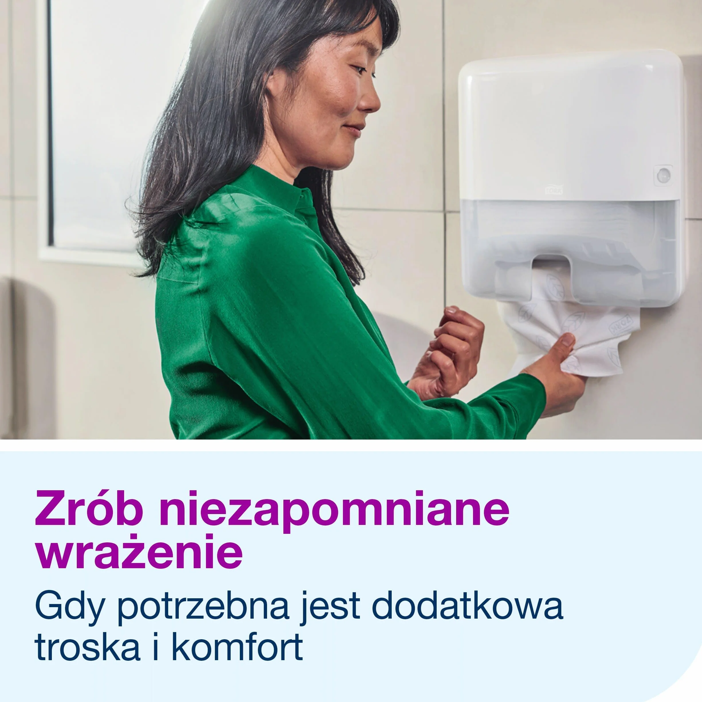 Tork Xpress Skompresowane Miękkie Ręczniki Papierowe Składane Białe H2, 2-Warstwowe, Chłonne, 12 x 225 Odcinków