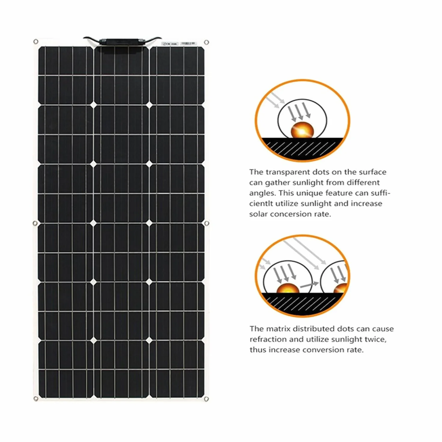 200W 12V zestaw elastyczny panel słoneczny 2x100W monokrystaliczny moduł fotowoltaiczny, kontroler ładowania 20A, do RV, przyczepy kempingowej, samochodu, łodzi, 12/24v akumulatora