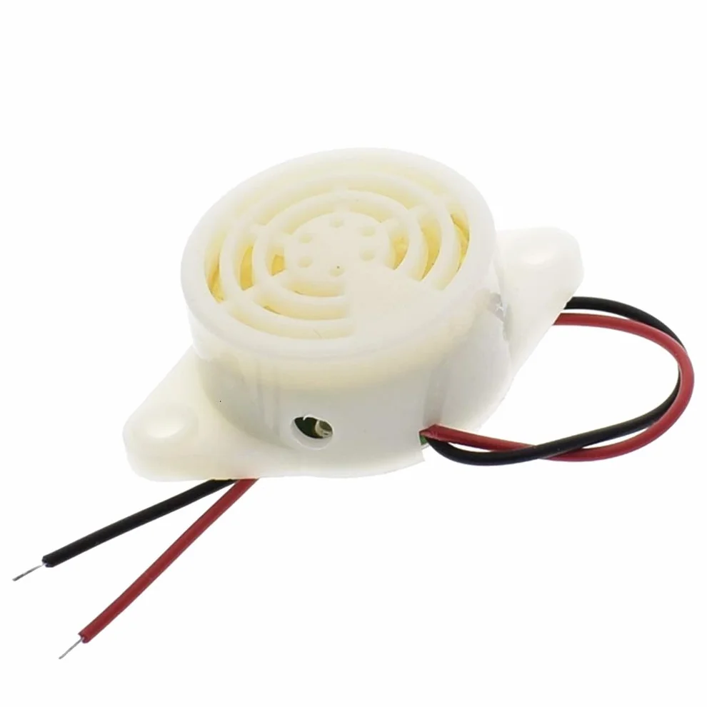 Hailege 5pcs 95DB Alarm Buzzer SFM-27 High-decibel 3-24V 12V Electronic Buzzer Beep Alarm Intermittent Continuous Beep for Arduino