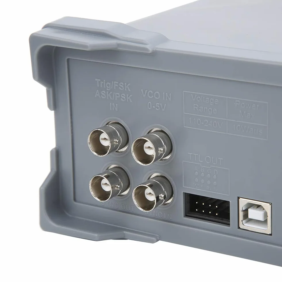 Funkcja 60 MHz Generator Sygnału o Przebiegu Arbitralnym, 3 Kanały, 4 Poziomy Wyjściowe TTL dla Wysokiej Dokładności Pomiaru Częstotliwości (FY8300S-20M Wtyczka EU)
