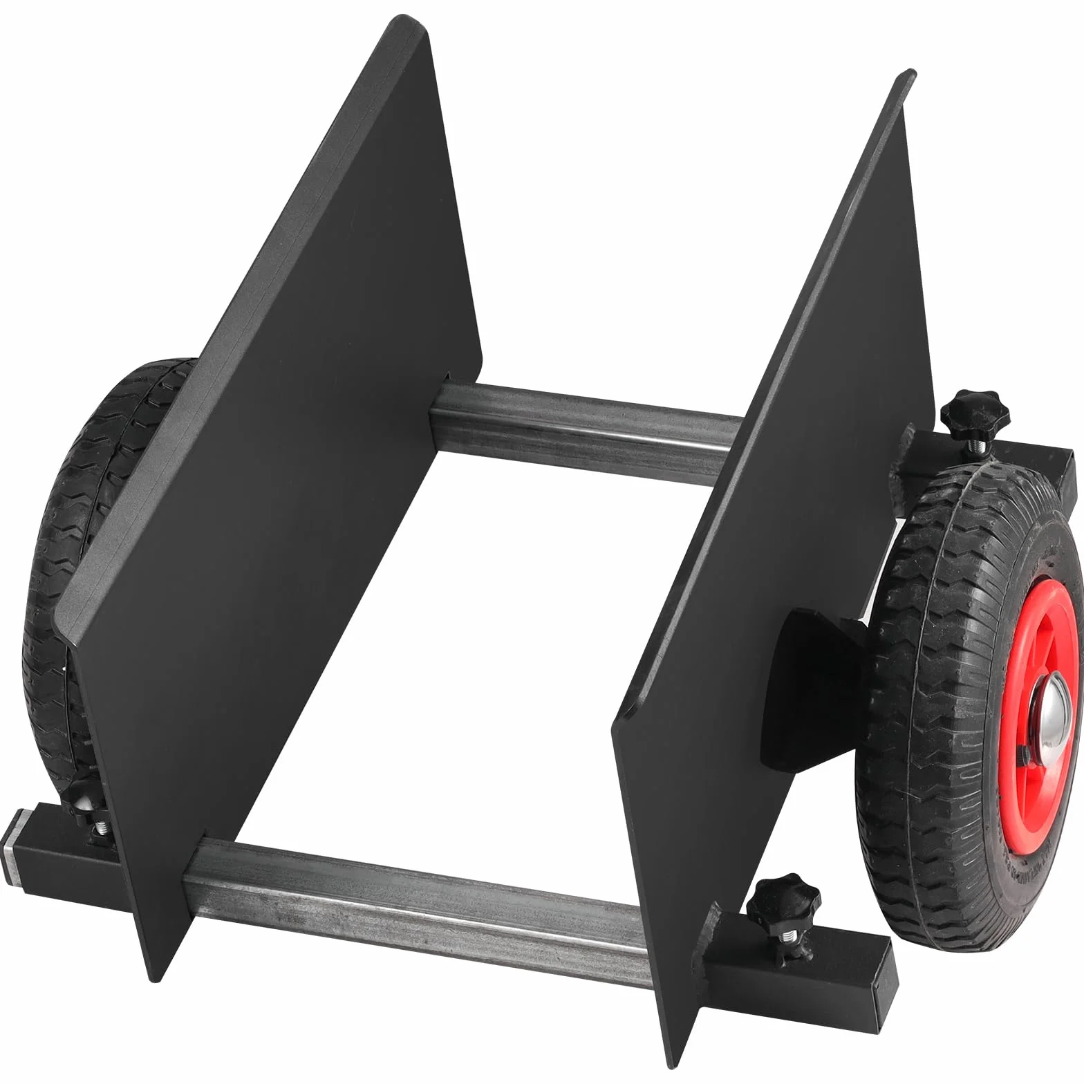 VEVOR Wózek z płytami o udźwigu 272 kg, wózek zaciskowy Q235B, wózek transportowy z uniwersalnymi kółkami, pomoc transportowa, wózek platformowy, 412 x 490 x 290 mm