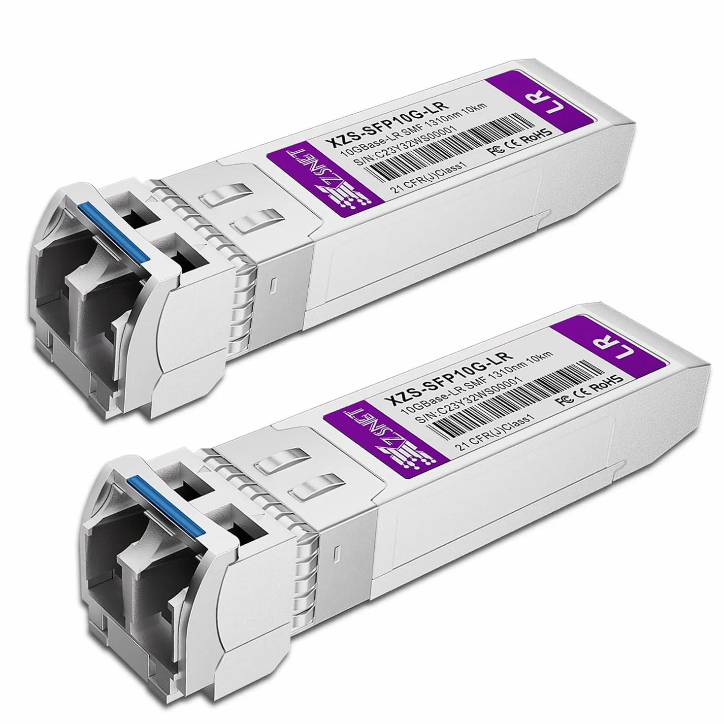 Transceiver 10GBASE-LR SFP+ jednomodowy moduł światłowodowy 10G SFP+ do LC kompatybilny z Cisco SFP-10G-LR Ubiquiti UniFi UF-SM-10G Mikrotik S+31DLC10D