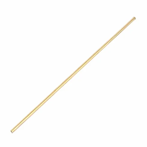 Mosiężna rurka pusta rura miedziana 20 cm długa średnica zewnętrzna 3 mm grubość ścianki 0,5 mm