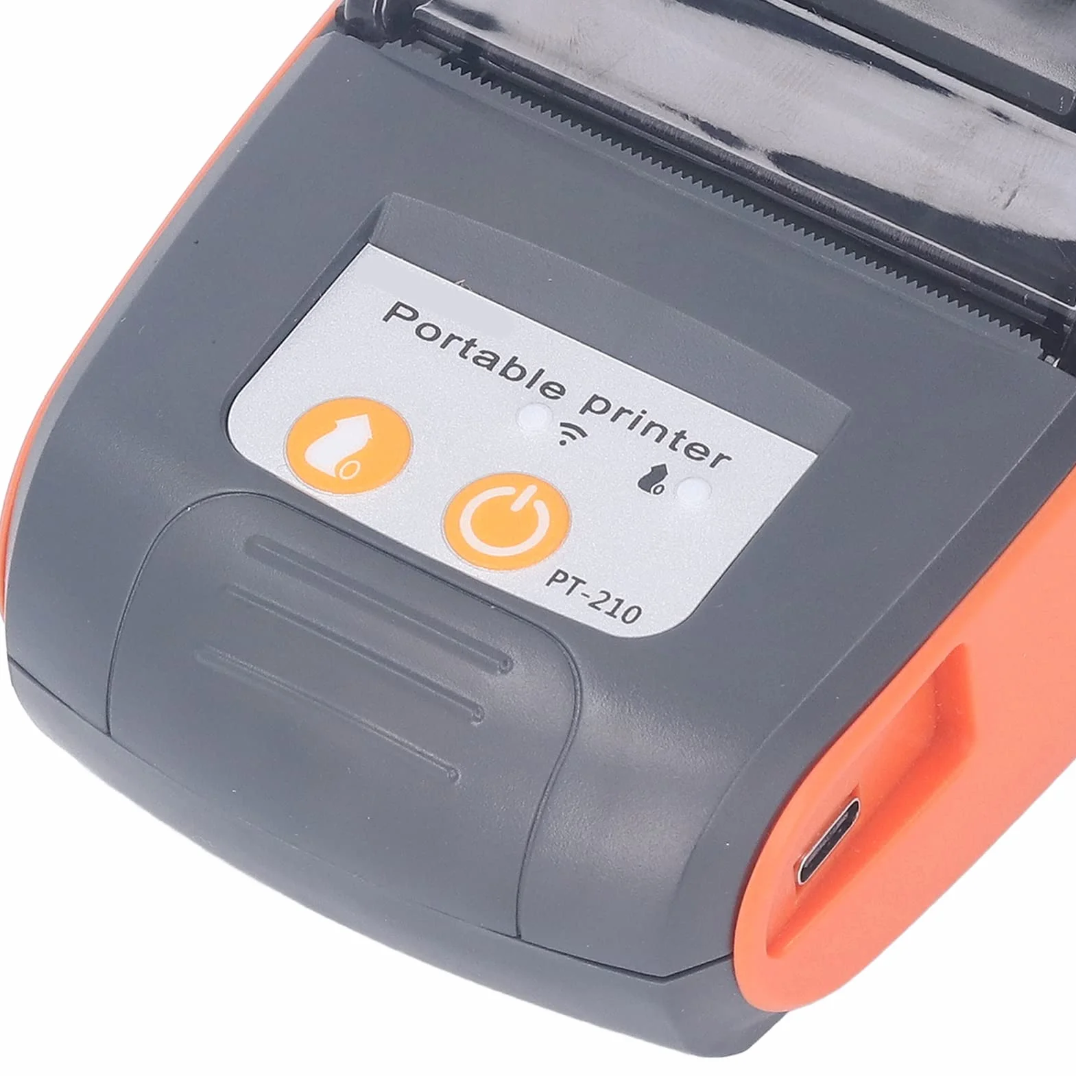 Ejoyous drukarka kalkulacyjna Bluetooth, 58 mm, bezprzewodowa drukarka termiczna, USB, paragony, drukarka etykiet, do sprzedaży detalicznej, restauracji, biura, kompatybilna z komputerem z systemem