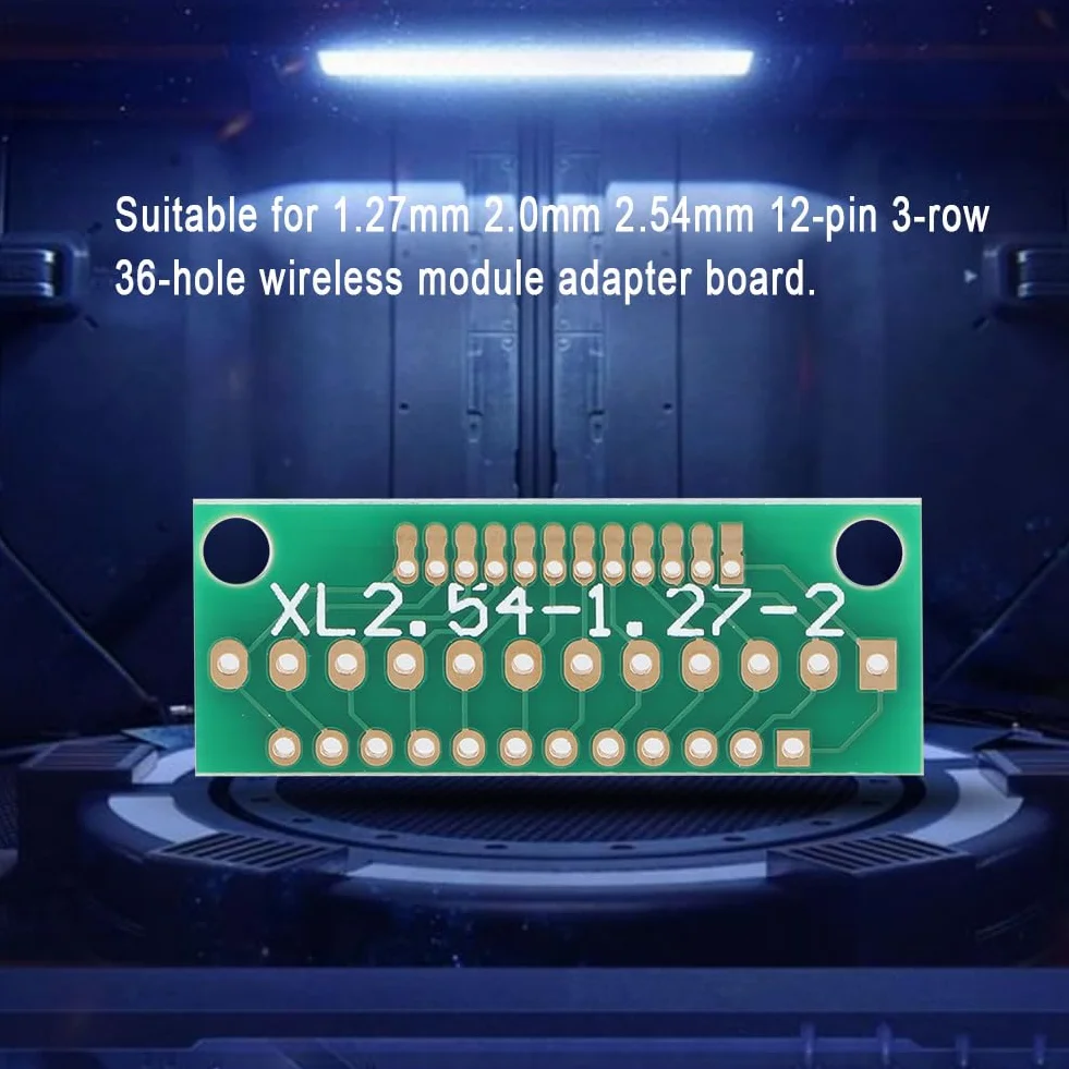 Płyta adaptera 10 szt. 1,27 mm 2,0 mm 2,54 mm 12 pin 3 rzędy 36 otworów adapter płytka do modułów bezprzewodowych